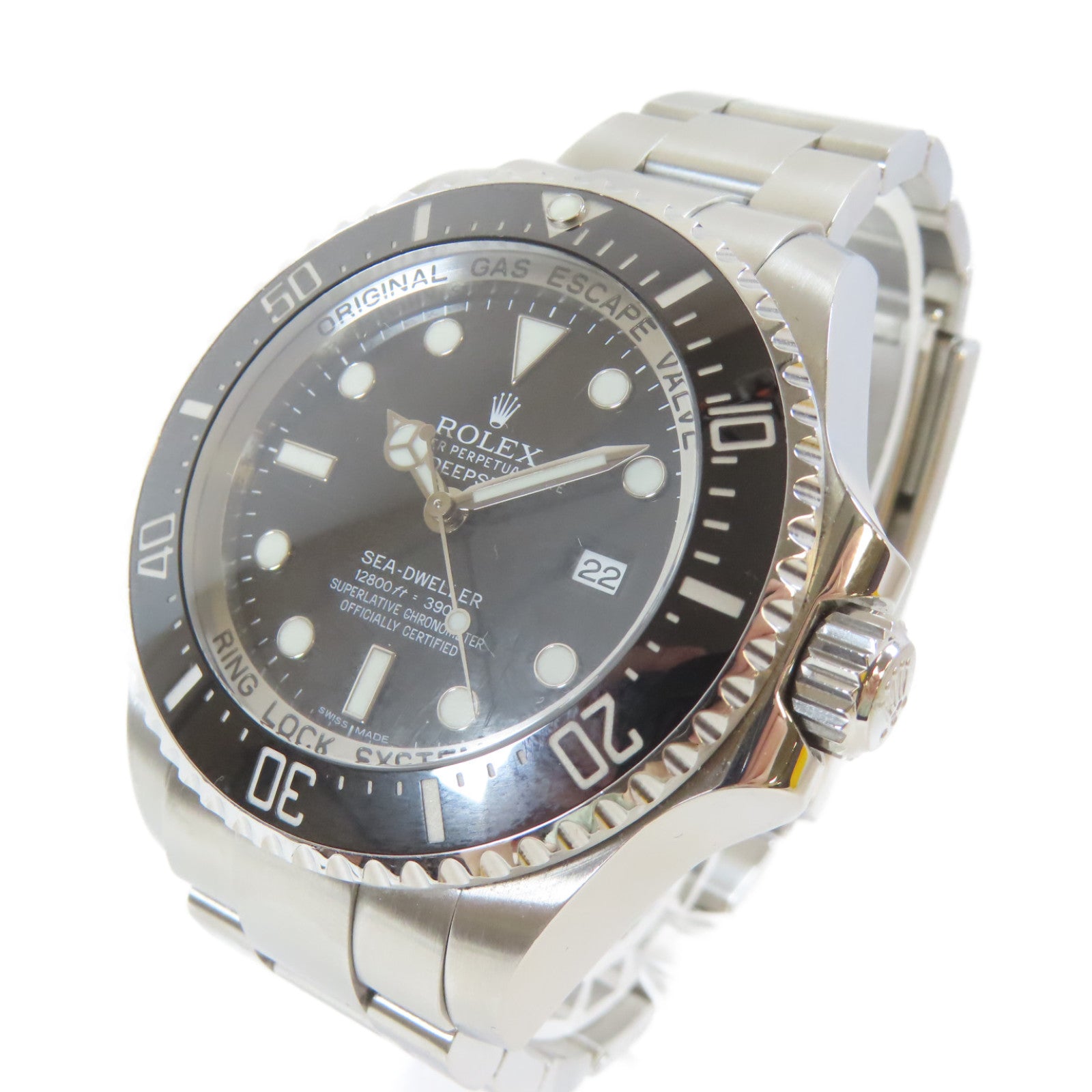 ROLEX Sea Dweller Deepsea不鏽鋼手錶自動機芯黑色