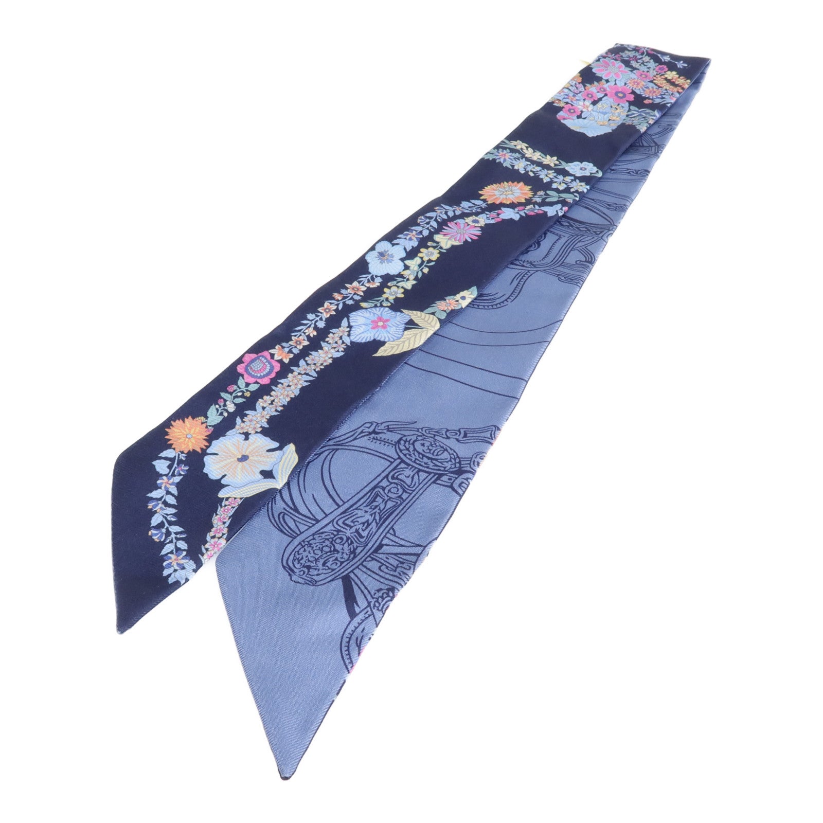 HERMES 絲質Twilly絲巾