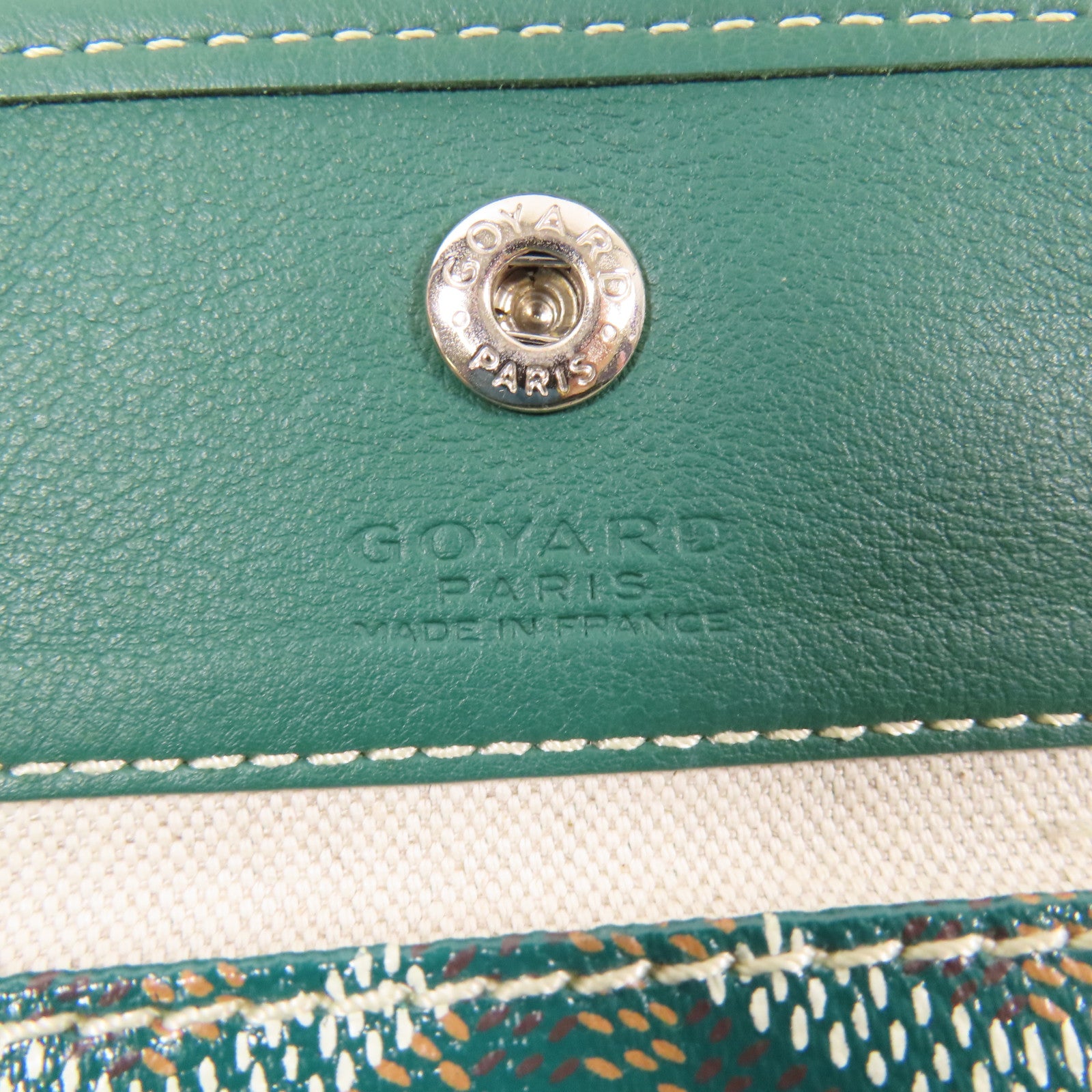 GOYARD PVC Anjou Mini銀扣肩背袋