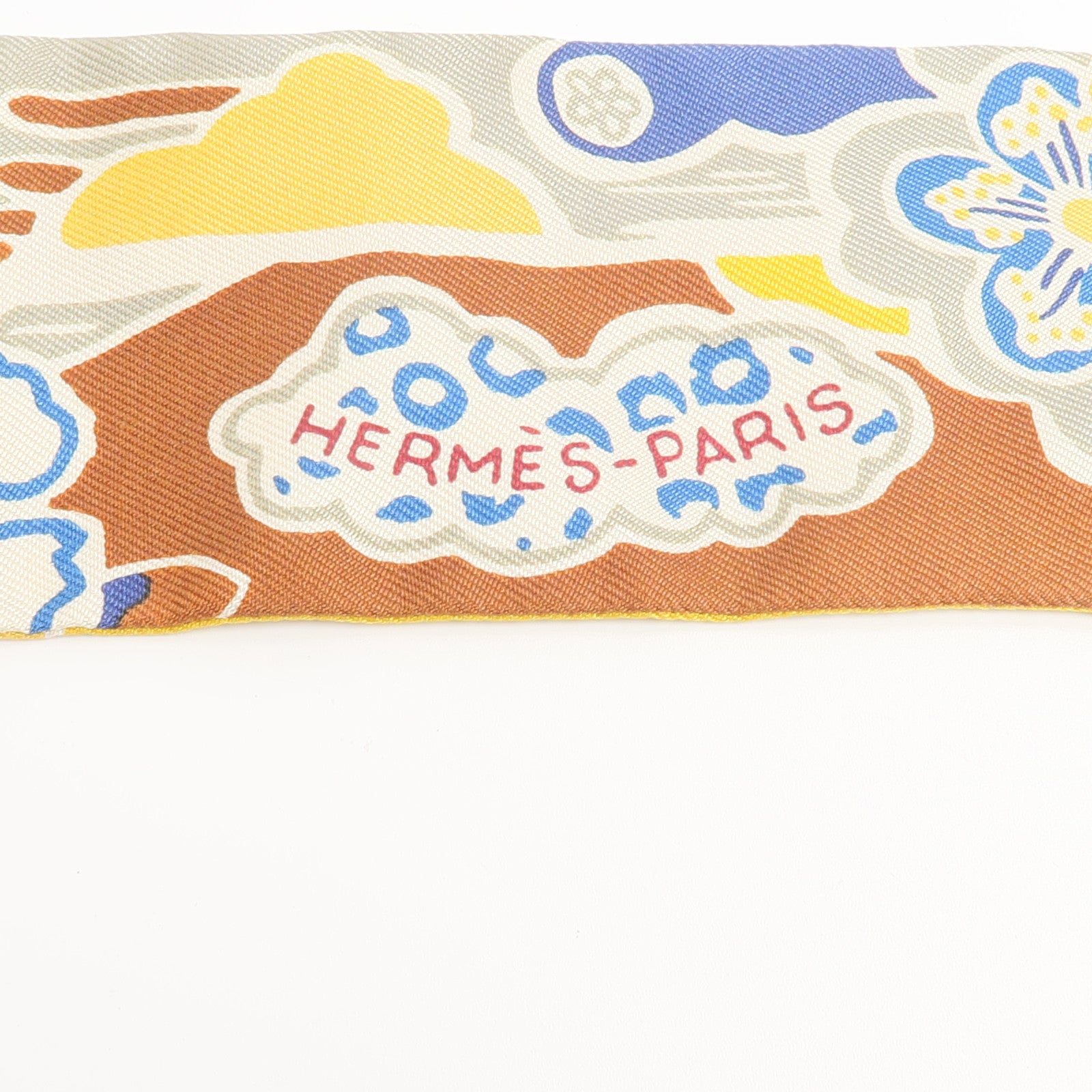 HERMES 絲質Twilly絲巾