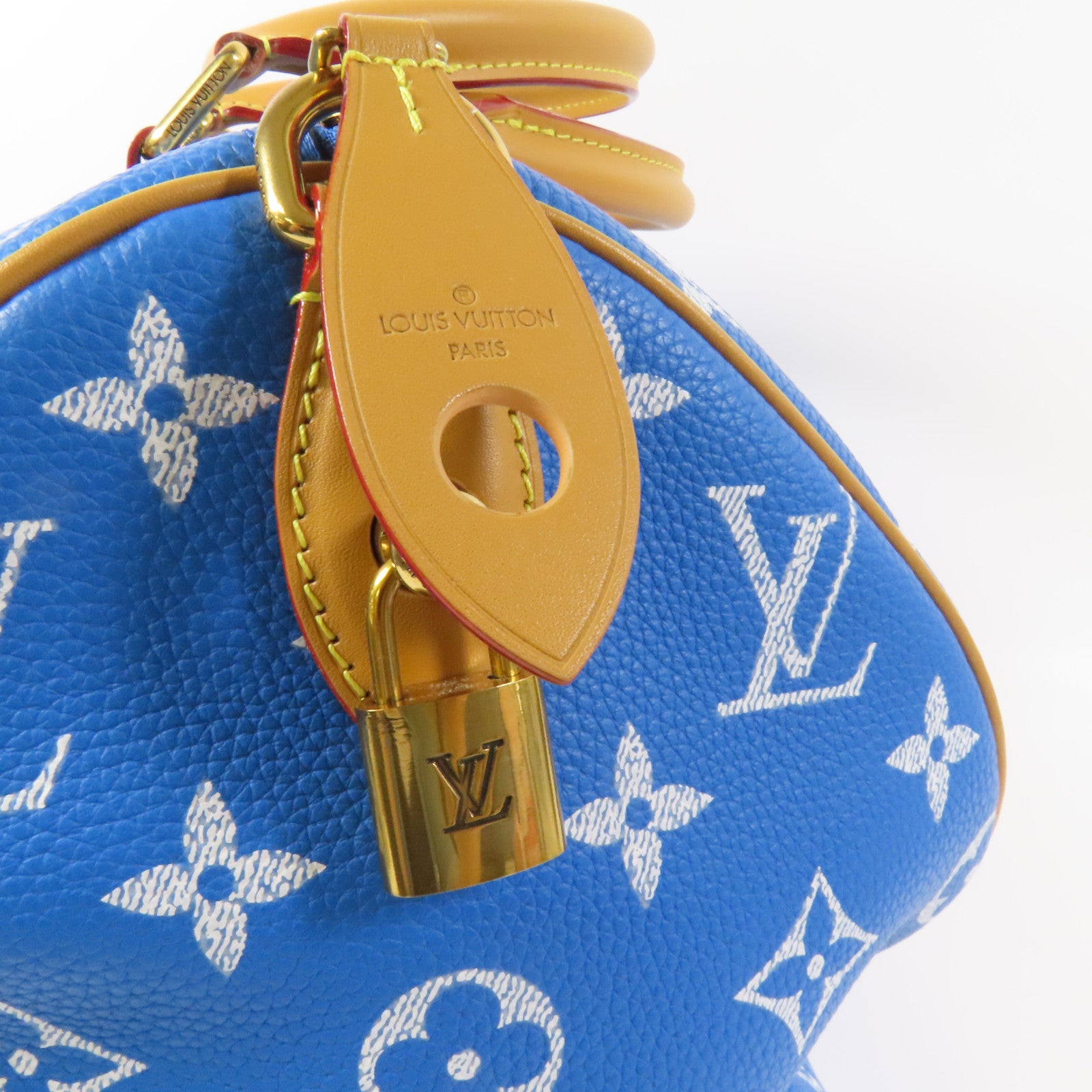 LOUIS VUITTON Monogram Calf Speedy P9 Bandouliere 40金扣手挽肩背兩用袋