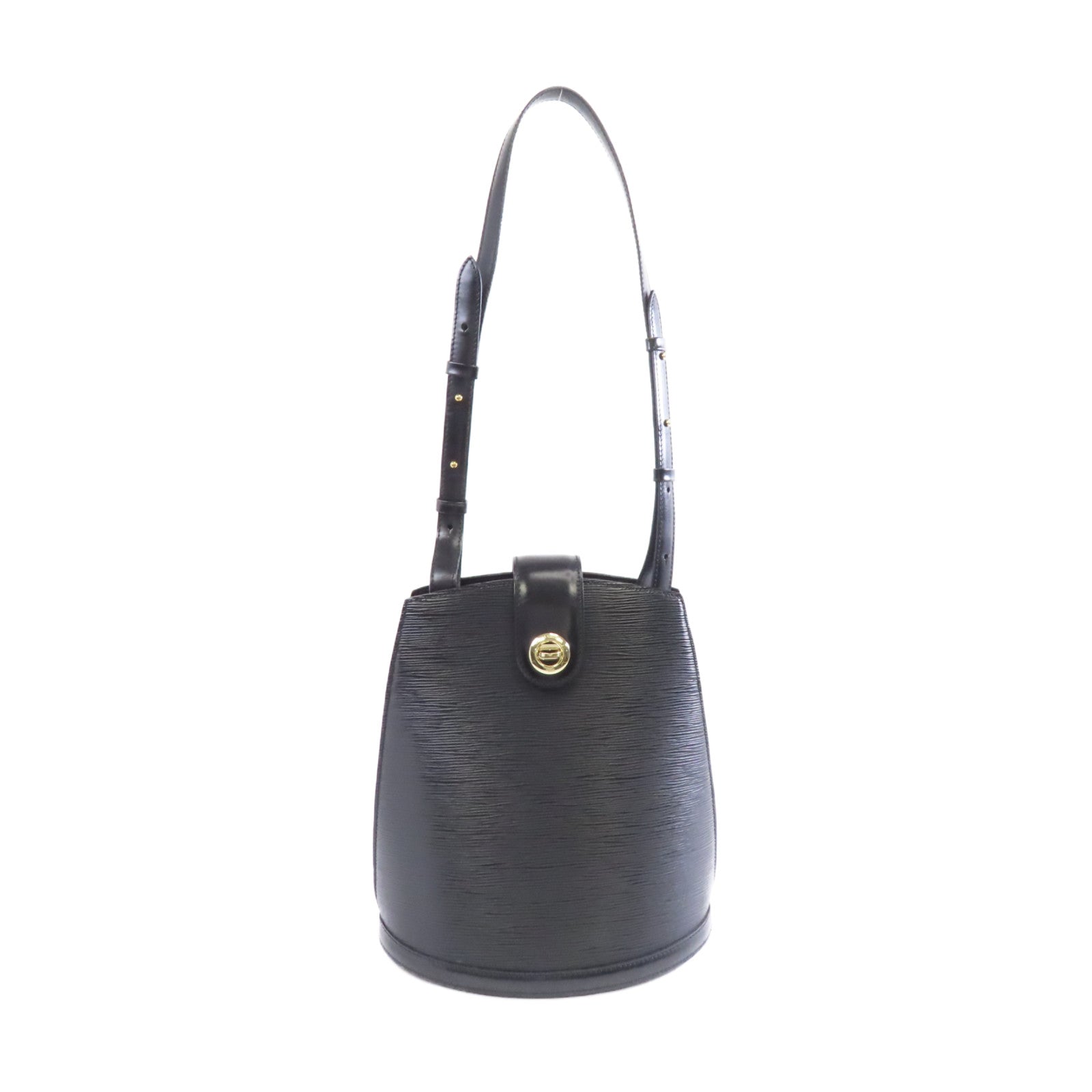LOUIS VUITTON Epi Cluny Shoulder Bag金扣肩背袋黑色