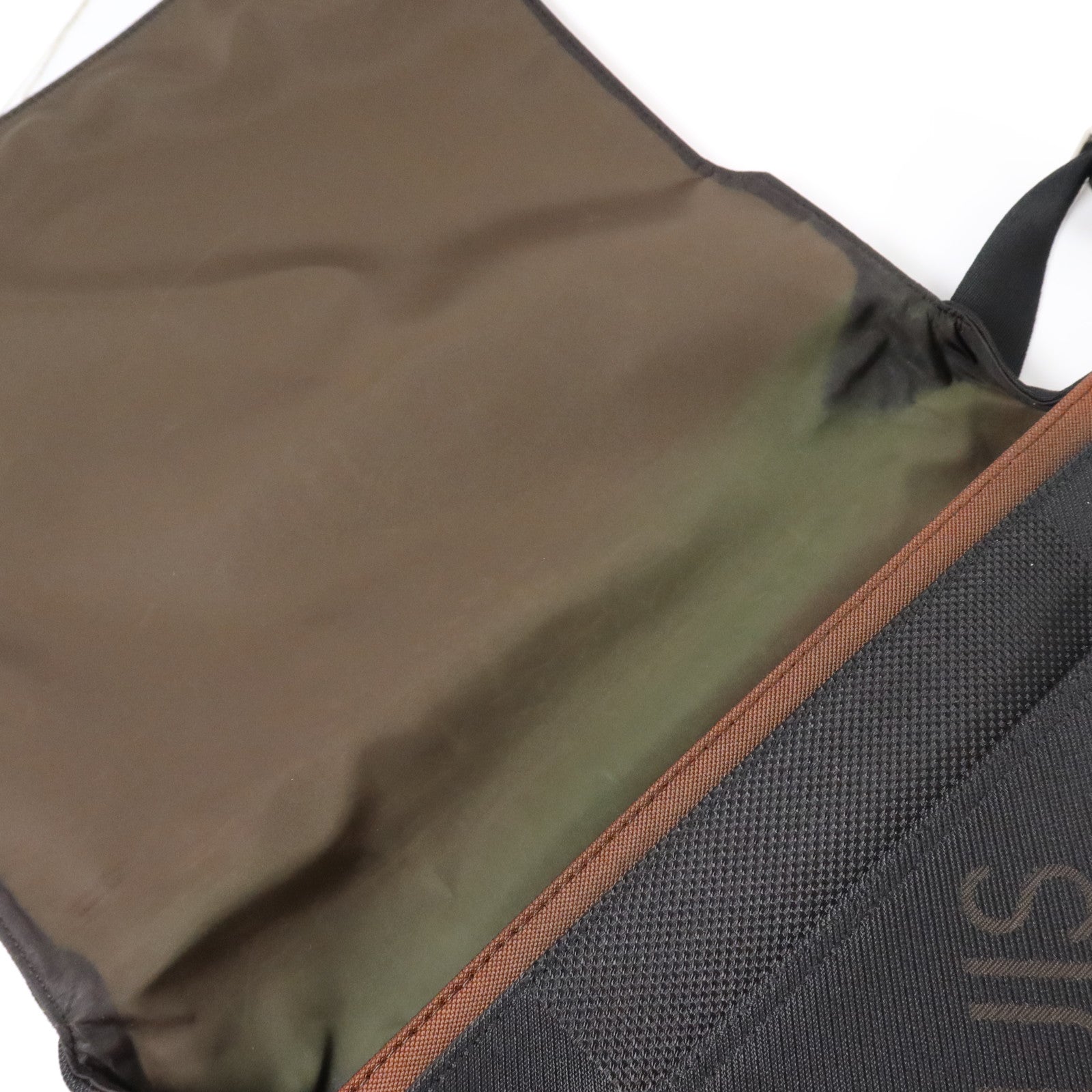 LOUIS VUITTON Damier Geant Messager MM銀扣肩背袋