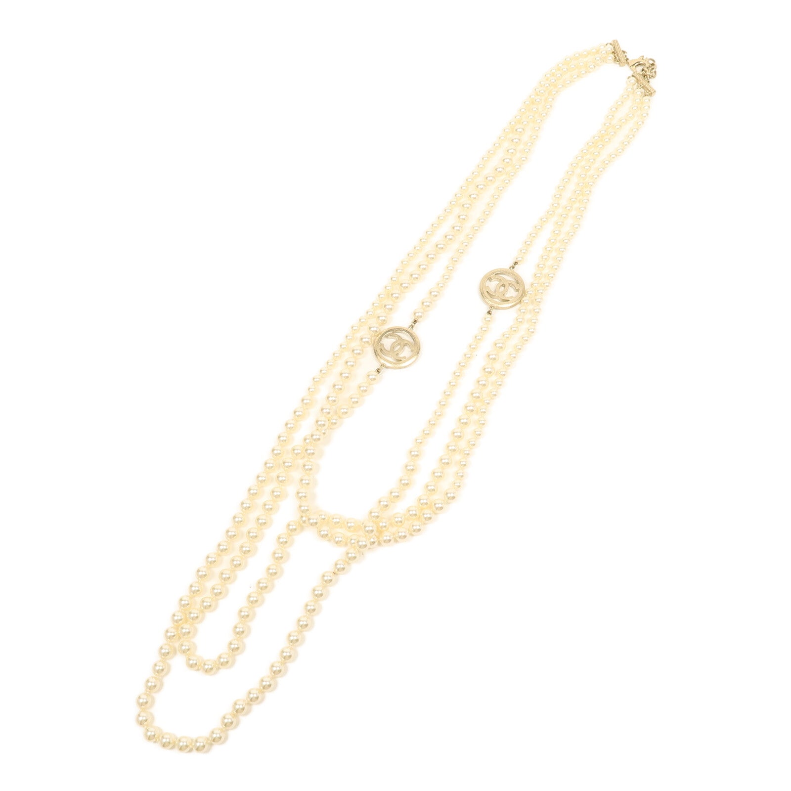 CHANEL 金屬/PVC Necklace項鍊