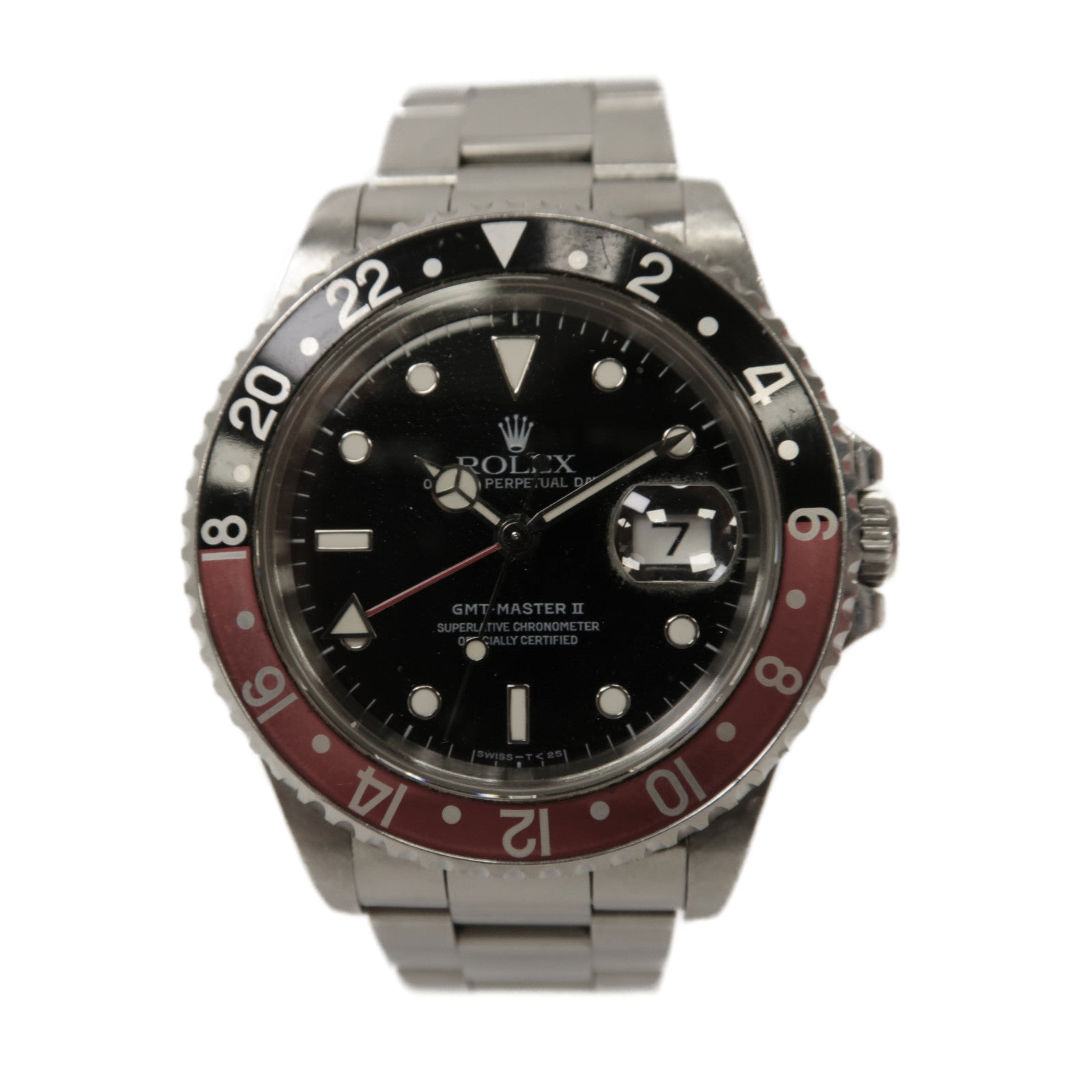ROLEX GMT Master II Coke不鏽鋼自動機芯手錶黑色