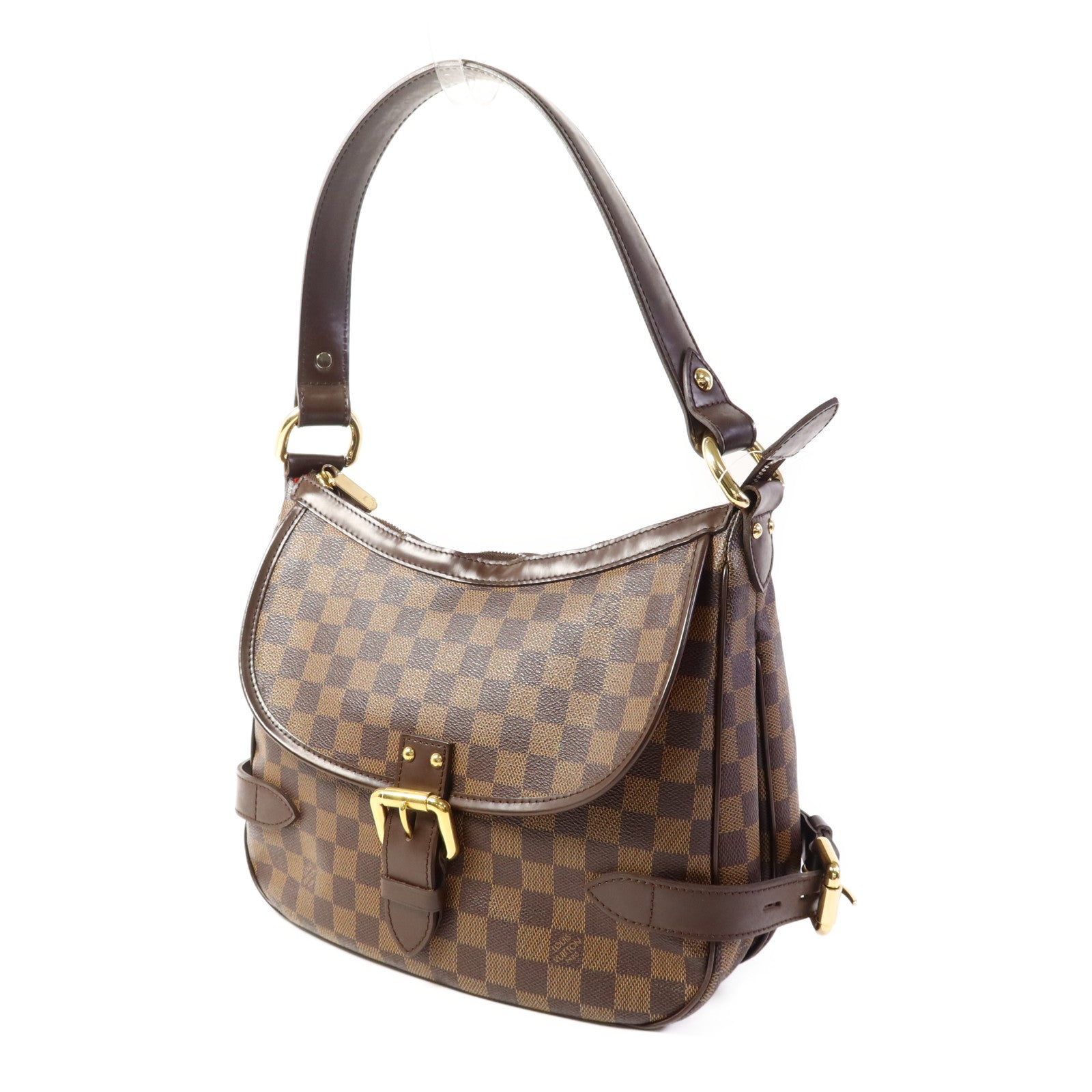 LOUIS VUITTON Damier Highbury金扣肩背袋