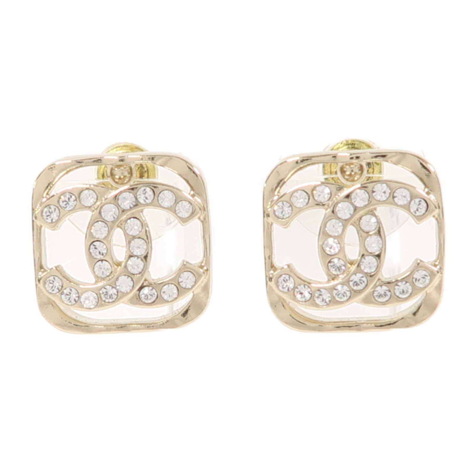 CHANEL 金屬Earrings耳環金色