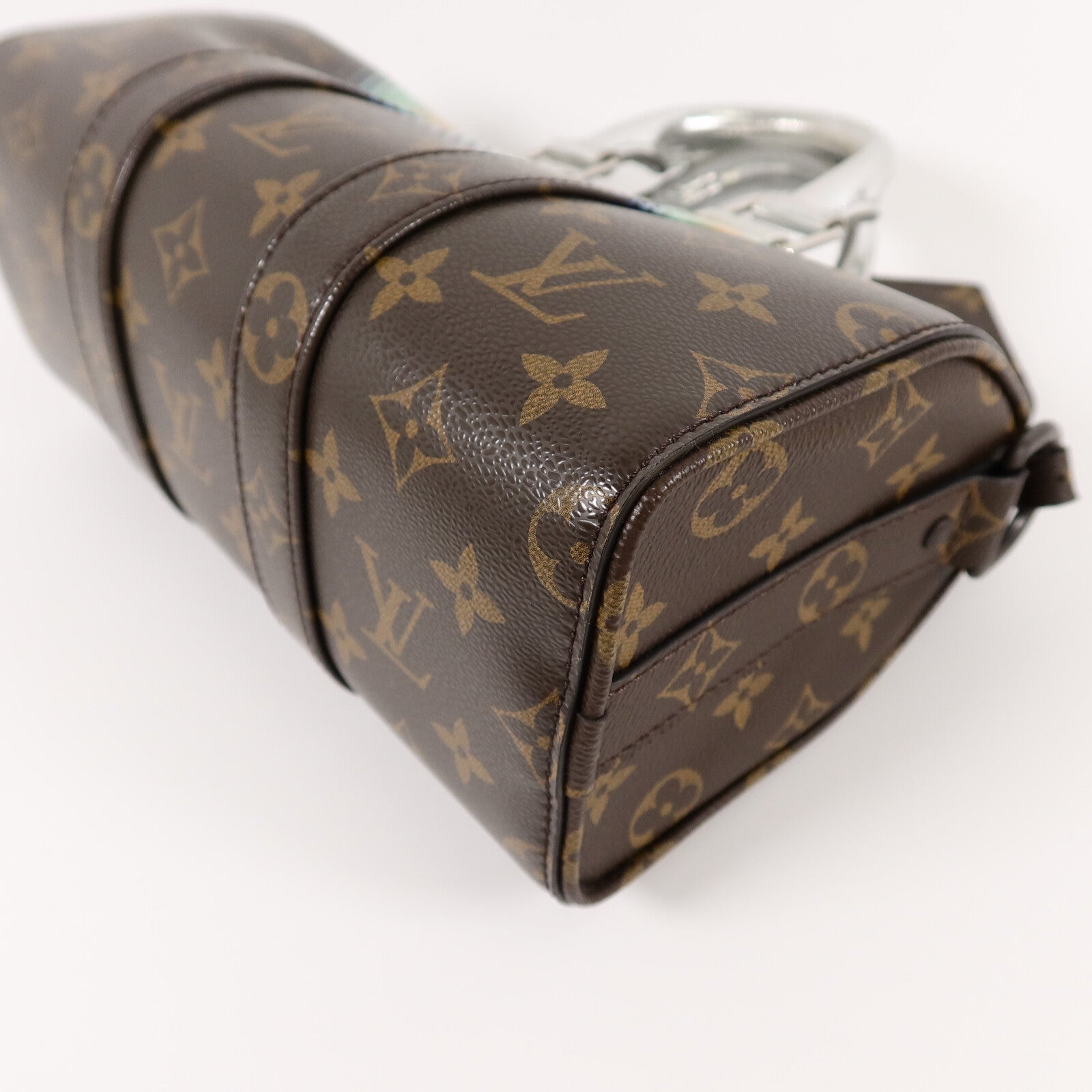 LOUIS VUITTON Monogram Metallic Nebula Keepall Bandouliere 25 手挽肩背兩用袋