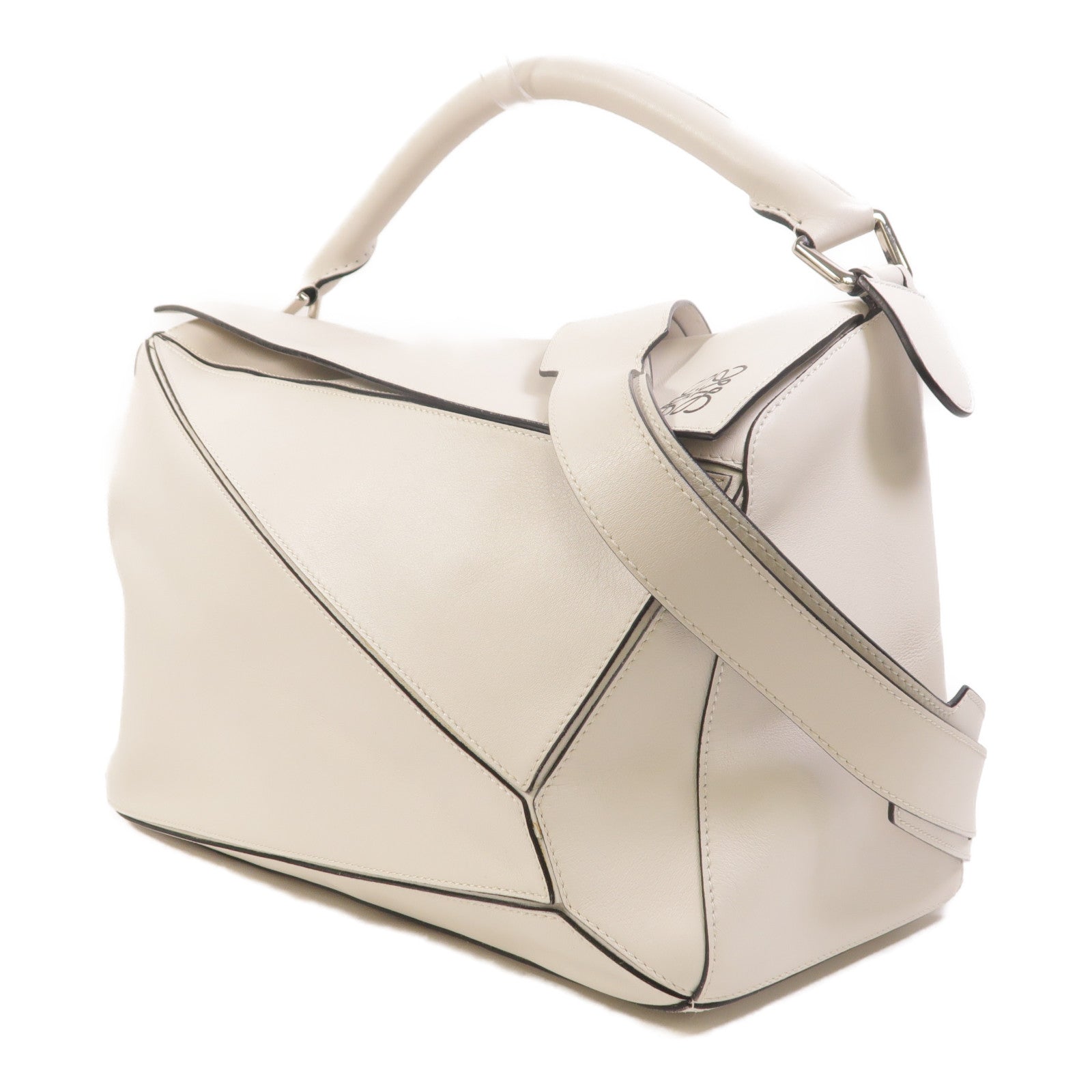 LOEWE 牛皮皮革Puzzle手挽肩背兩用袋