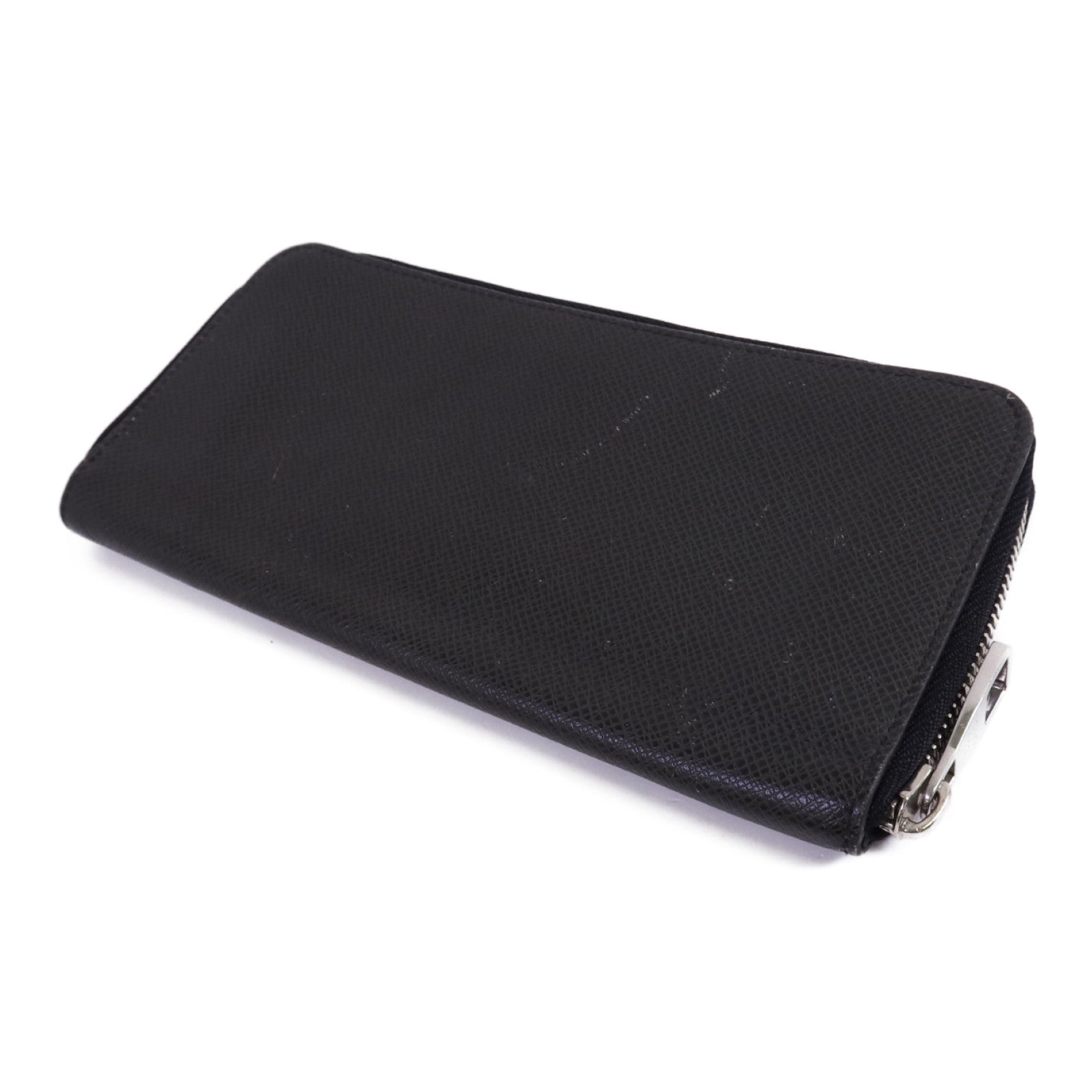 LOUIS VUITTON 【激減優惠】Taiga Zippy Wallet Vertical銀扣長錢包