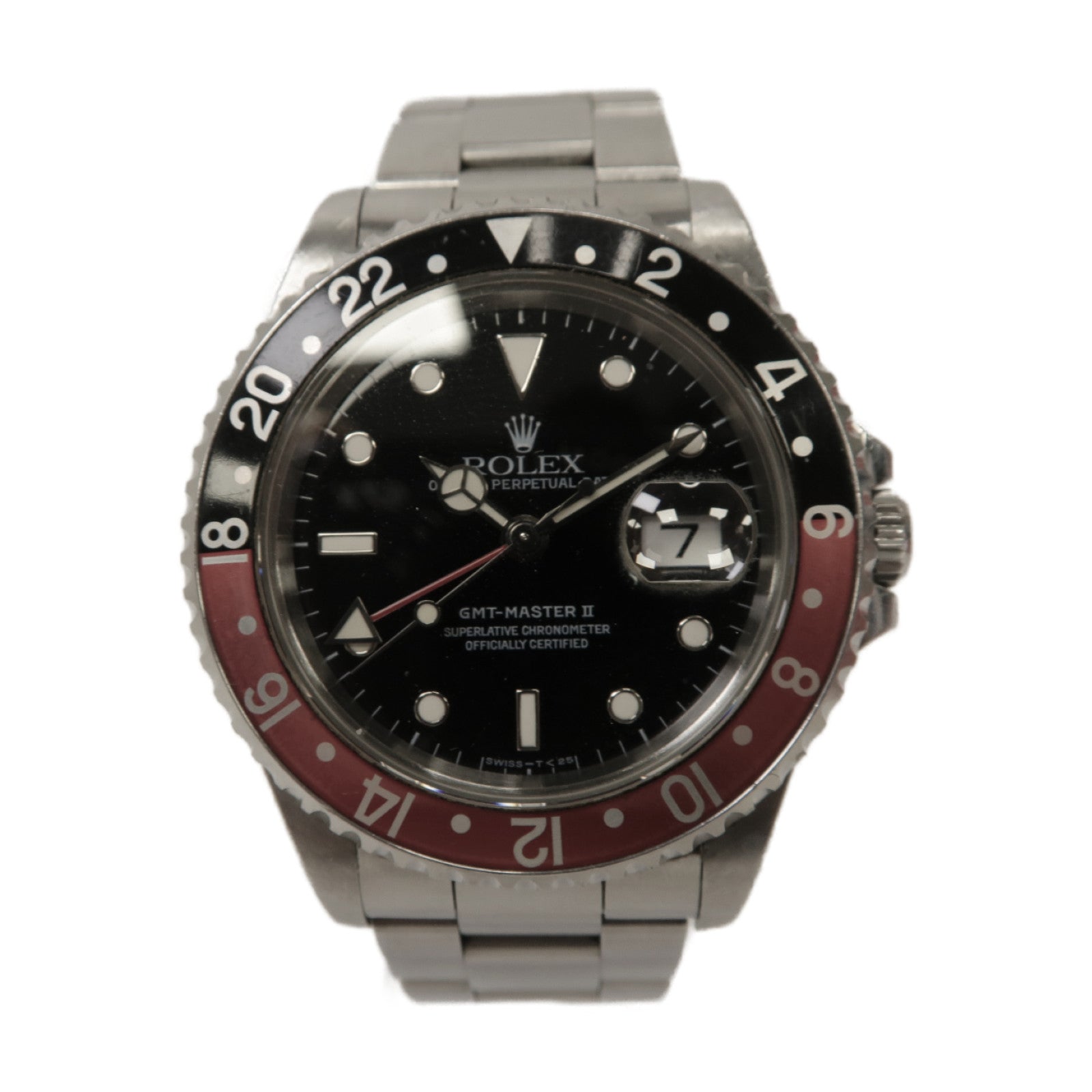 ROLEX GMT Master II Coke不鏽鋼自動機芯手錶黑色