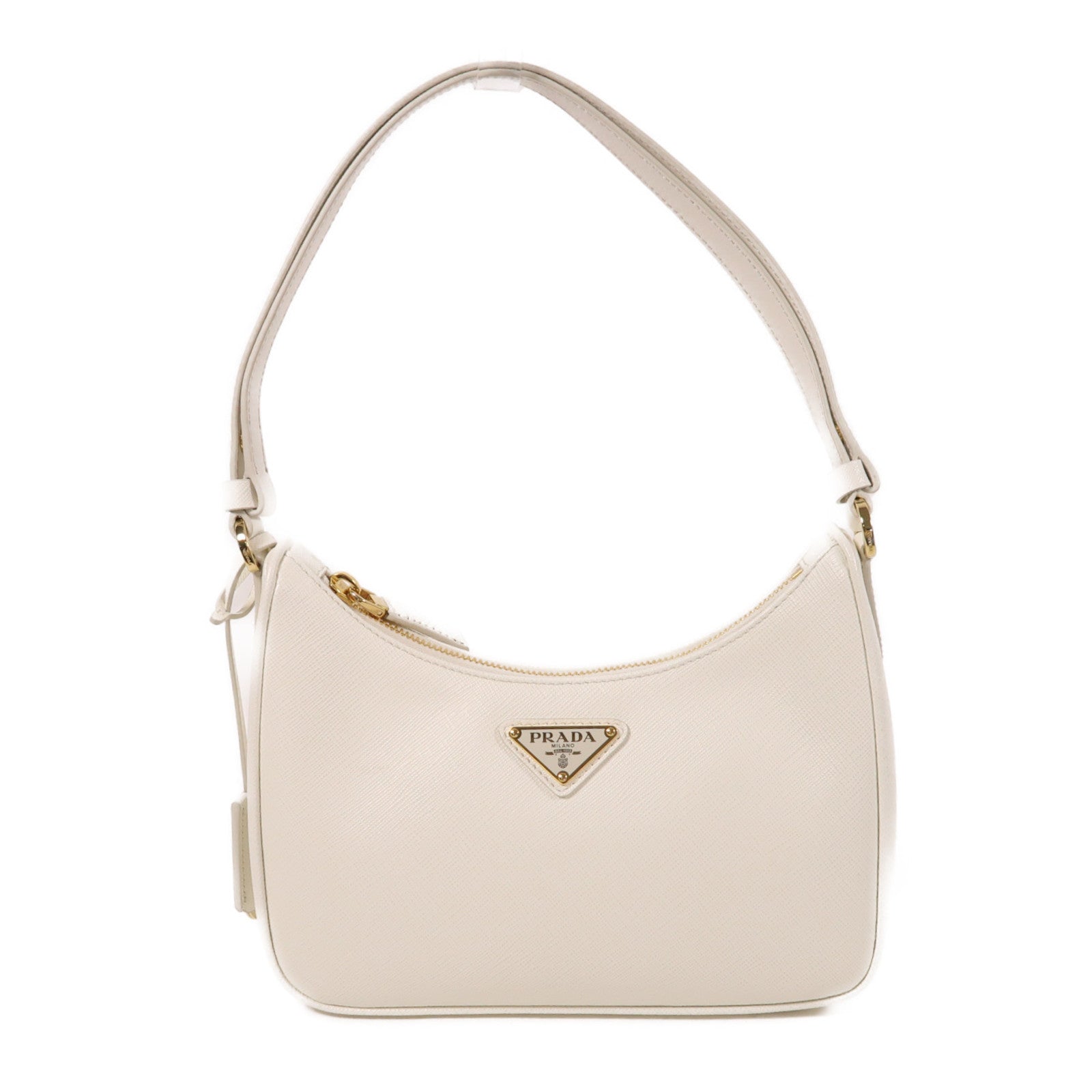 PRADA Saffiano皮革Saffiano Mini Bag金扣肩背袋