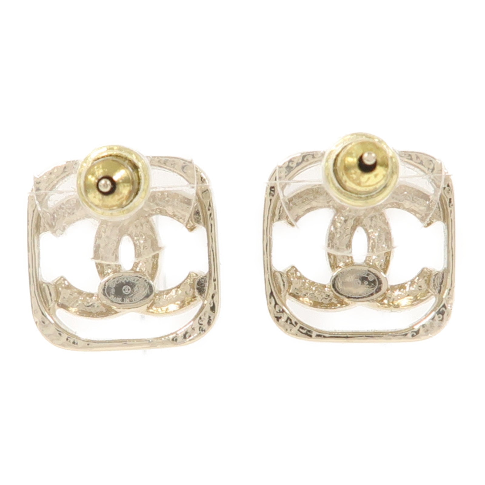 CHANEL 金屬Earrings耳環金色