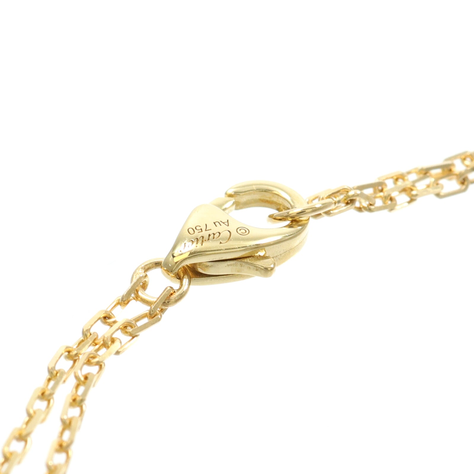 CARTIER 18K黃金Love Bracelet鑽石手鏈