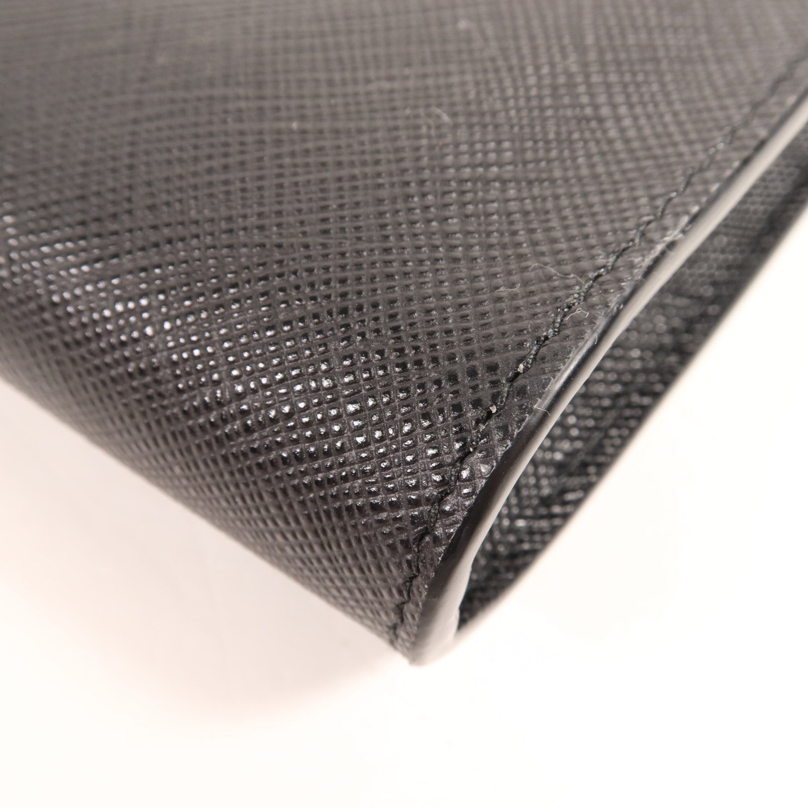 PRADA 牛皮皮革Chain Shoulder金扣鏈帶肩背袋