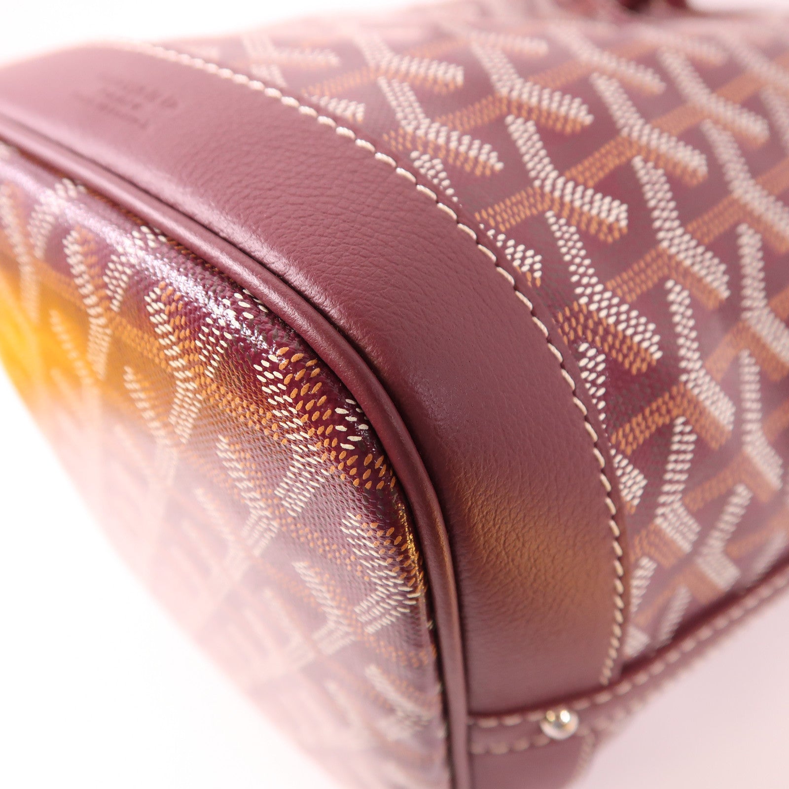 GOYARD 塗層帆布Petit Flot Bucket銀扣肩背袋