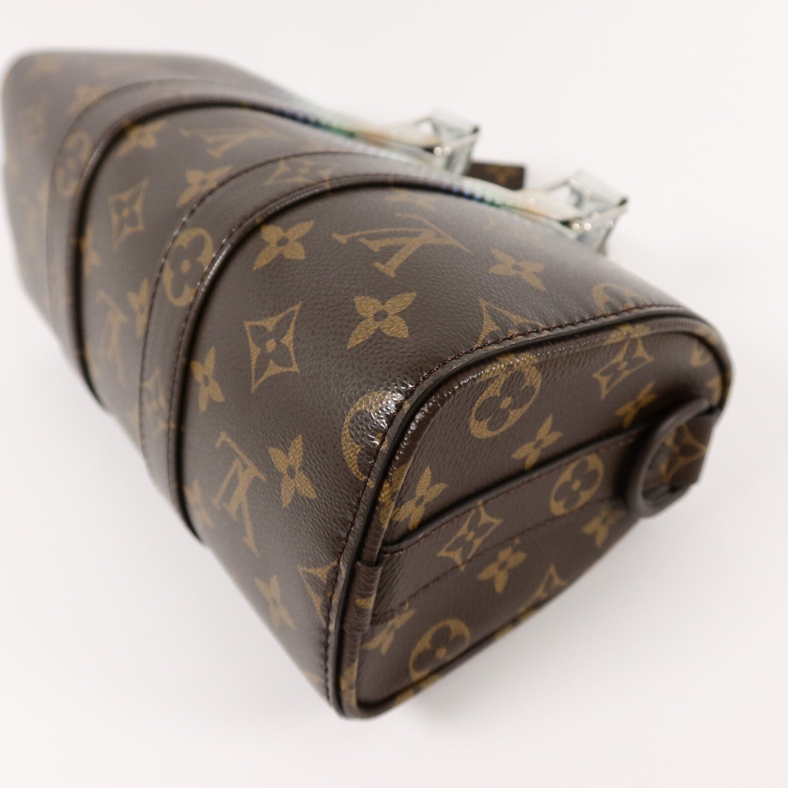 LOUIS VUITTON Monogram Metallic Nebula Keepall Bandouliere 25 手挽肩背兩用袋