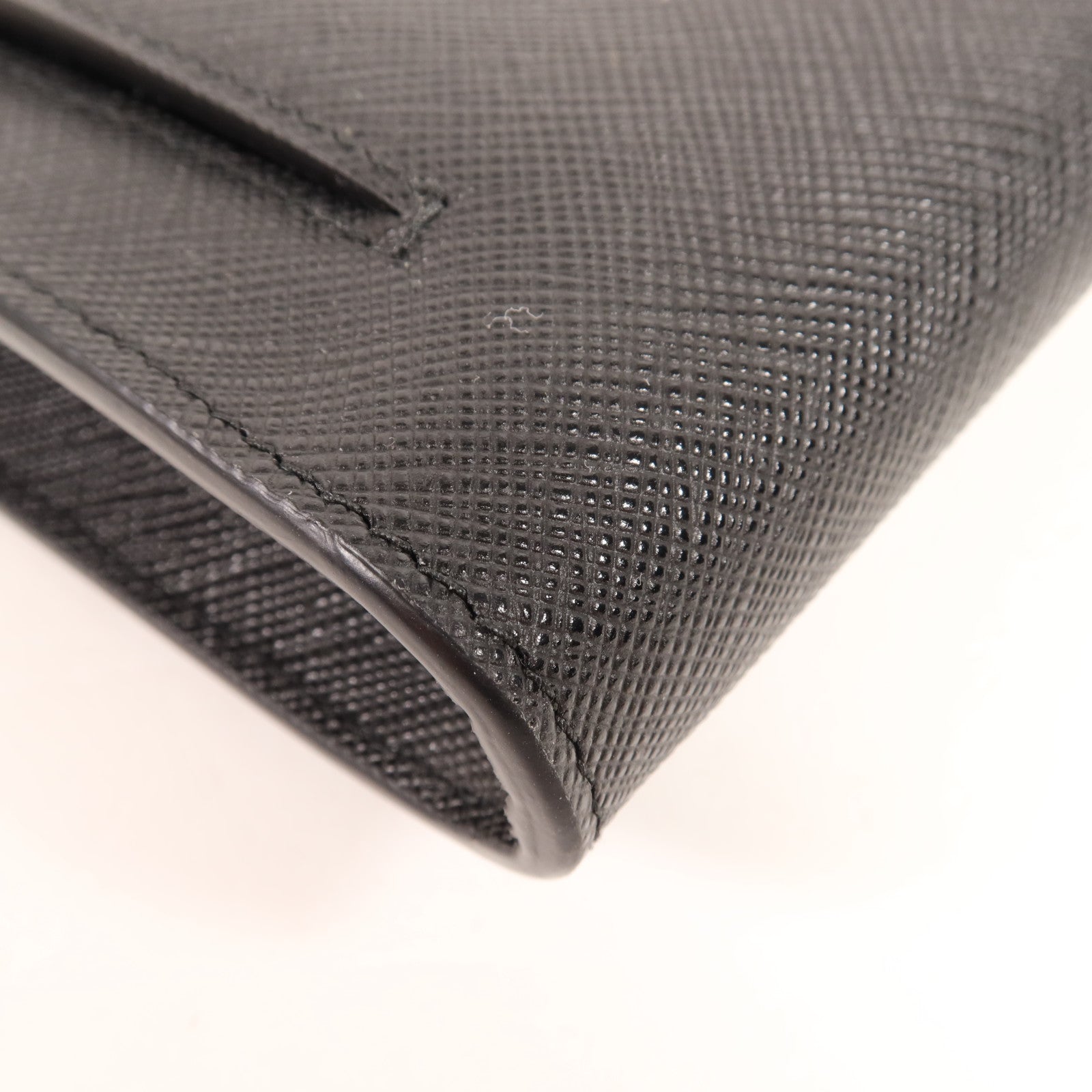 PRADA 牛皮皮革Chain Shoulder金扣鏈帶肩背袋