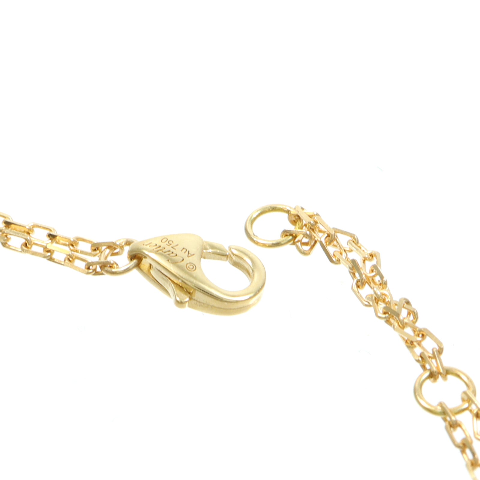 CARTIER 18K黃金Love Bracelet鑽石手鏈