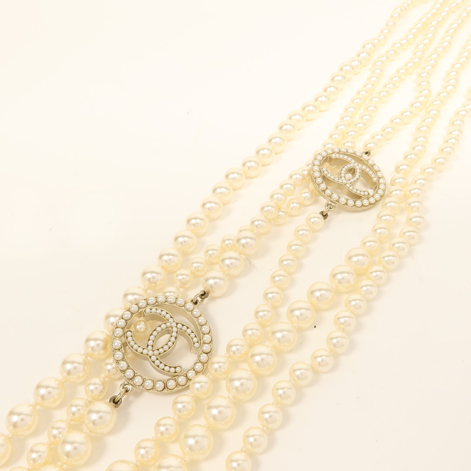 CHANEL 金屬/PVC Necklace項鍊