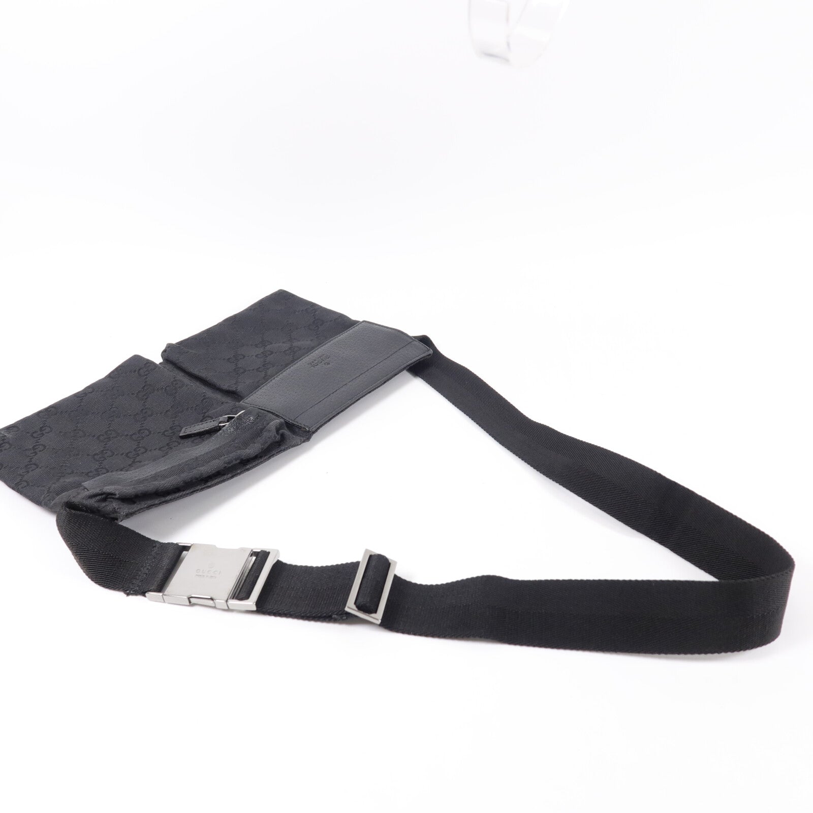 GUCCI 帆布Double Pocket腰包