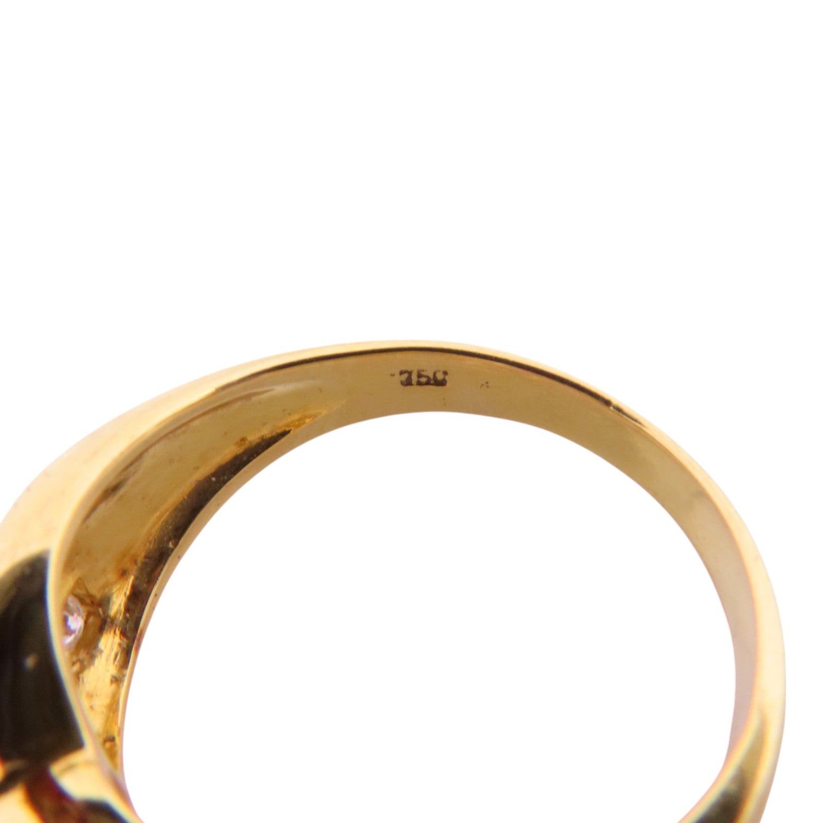 JEWELRY 18K黃金Ruby Diamond Ring紅寶石/鑽石戒指US#6.5