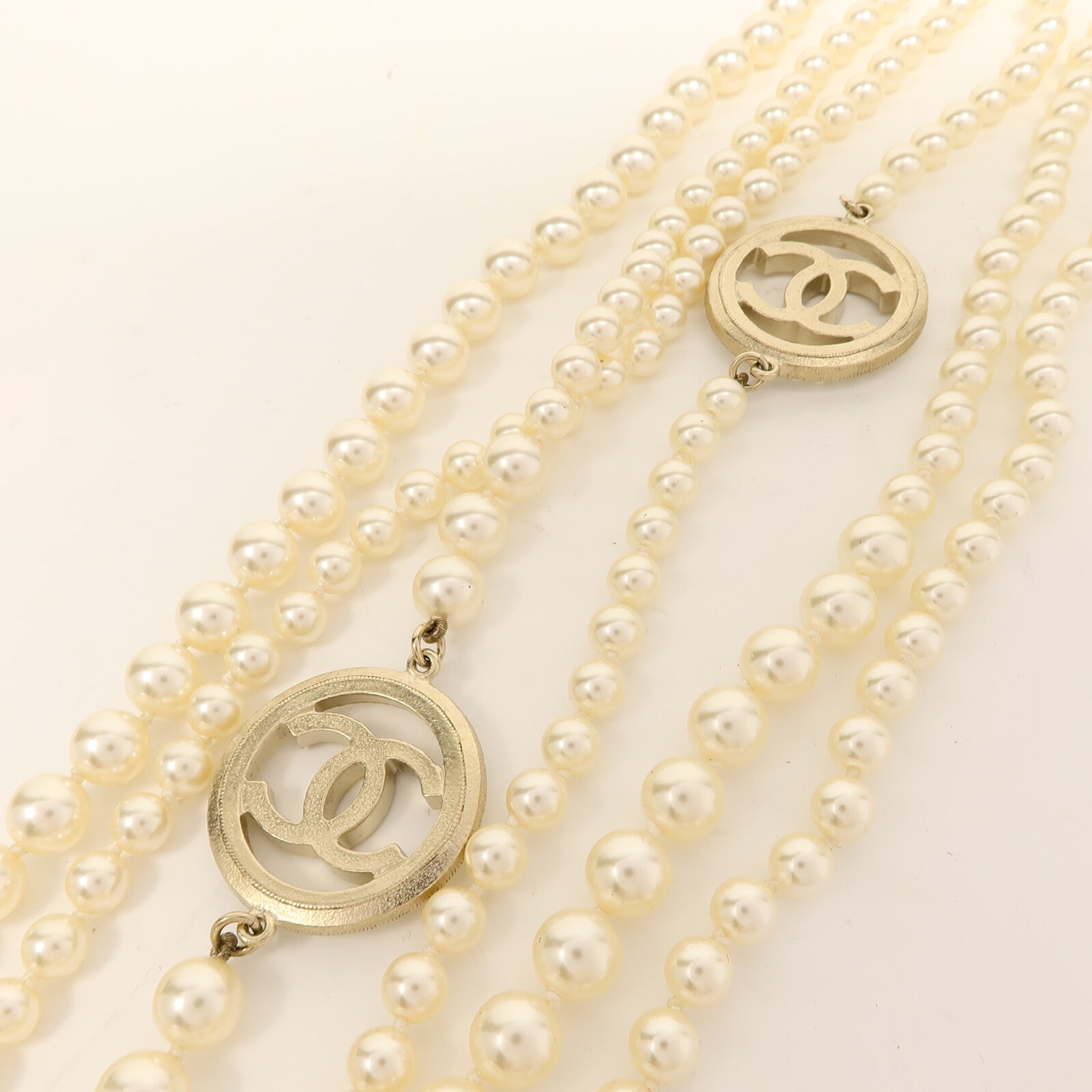 CHANEL 金屬/PVC Necklace項鍊