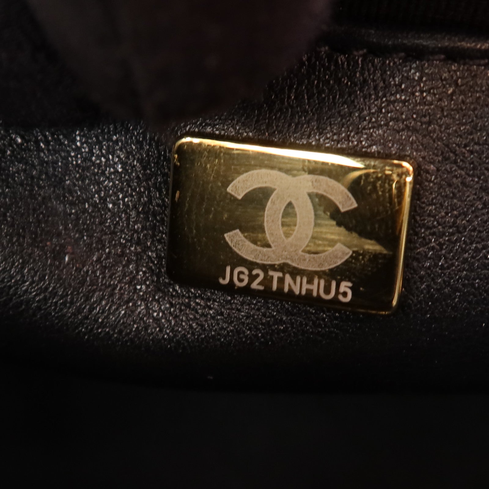 CHANEL 牛皮皮革Chanel Hobo金扣鏈帶手挽肩背兩用袋