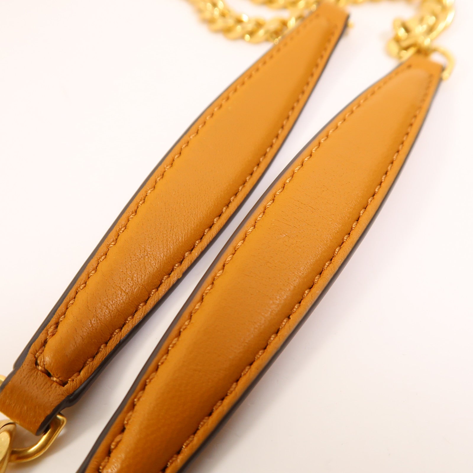 Tory Burch 牛皮皮革Chain Shoulder金扣鏈帶肩背袋