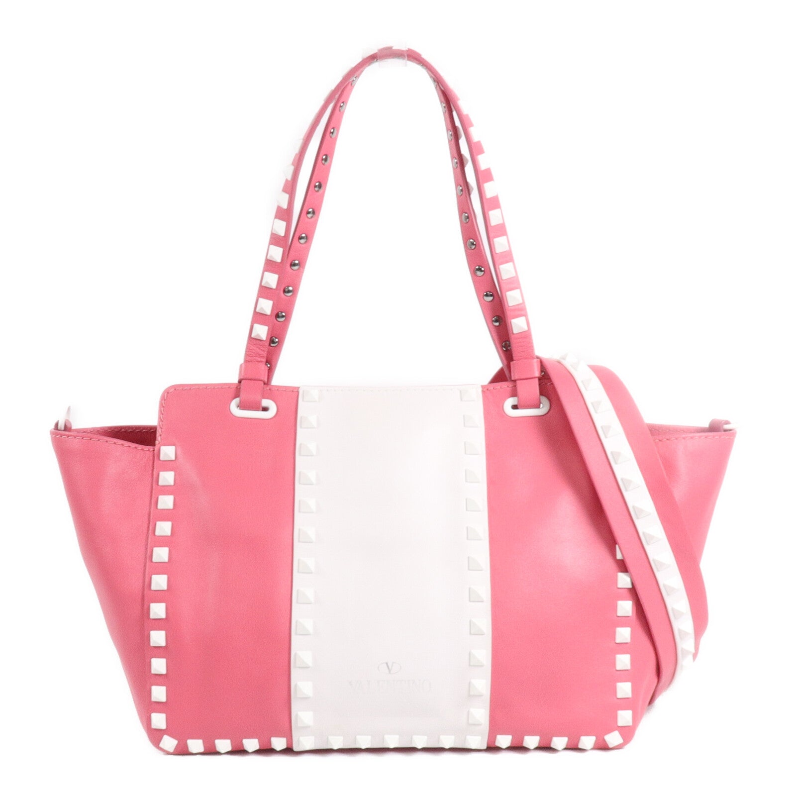 Valentino 牛皮皮革2 Way Shoulder手挽肩背兩用袋