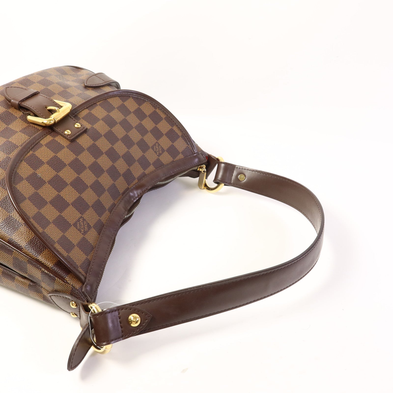 LOUIS VUITTON Damier Highbury金扣肩背袋