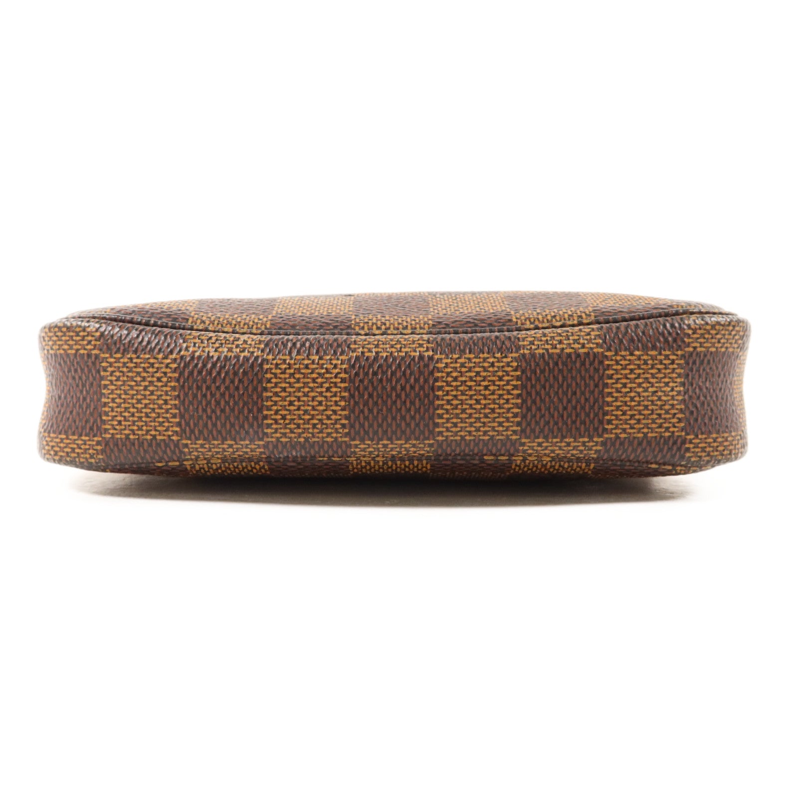 LOUIS VUITTON Damier Mini Pochette Accessoires金扣手拿包