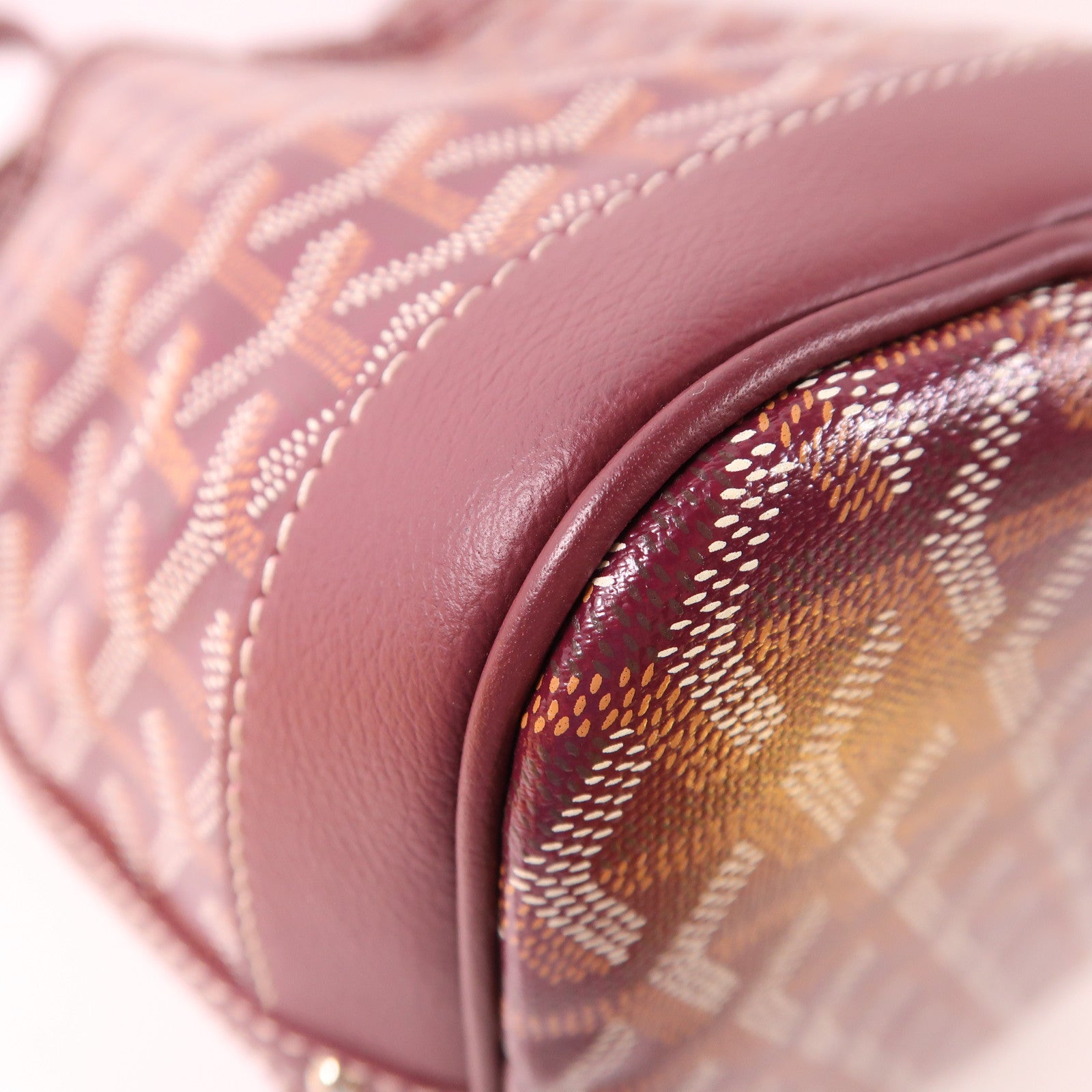 GOYARD 塗層帆布Petit Flot Bucket銀扣肩背袋