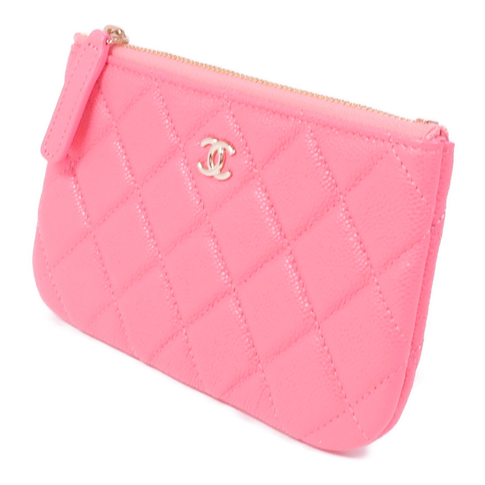 CHANEL 牛皮皮革Clutch Bag金扣手拿包