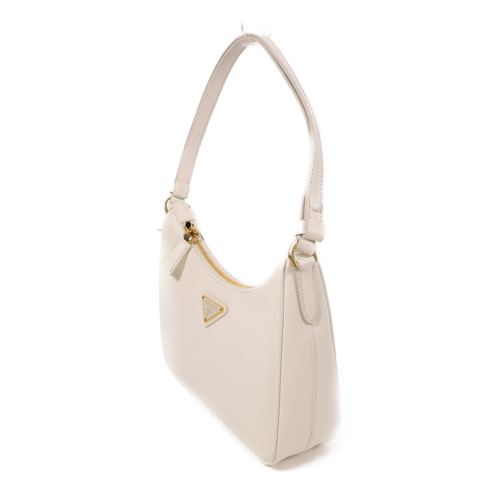 PRADA Saffiano皮革Saffiano Mini Bag金扣肩背袋