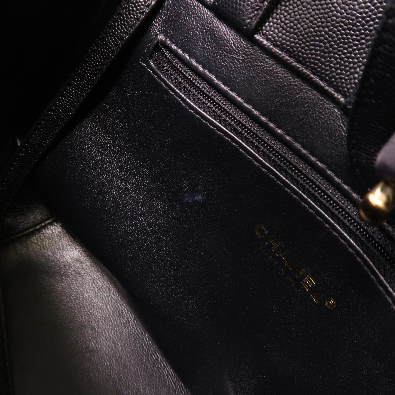 CHANEL 牛皮皮革2 Way Shoulder Bag金扣手挽肩背兩用袋