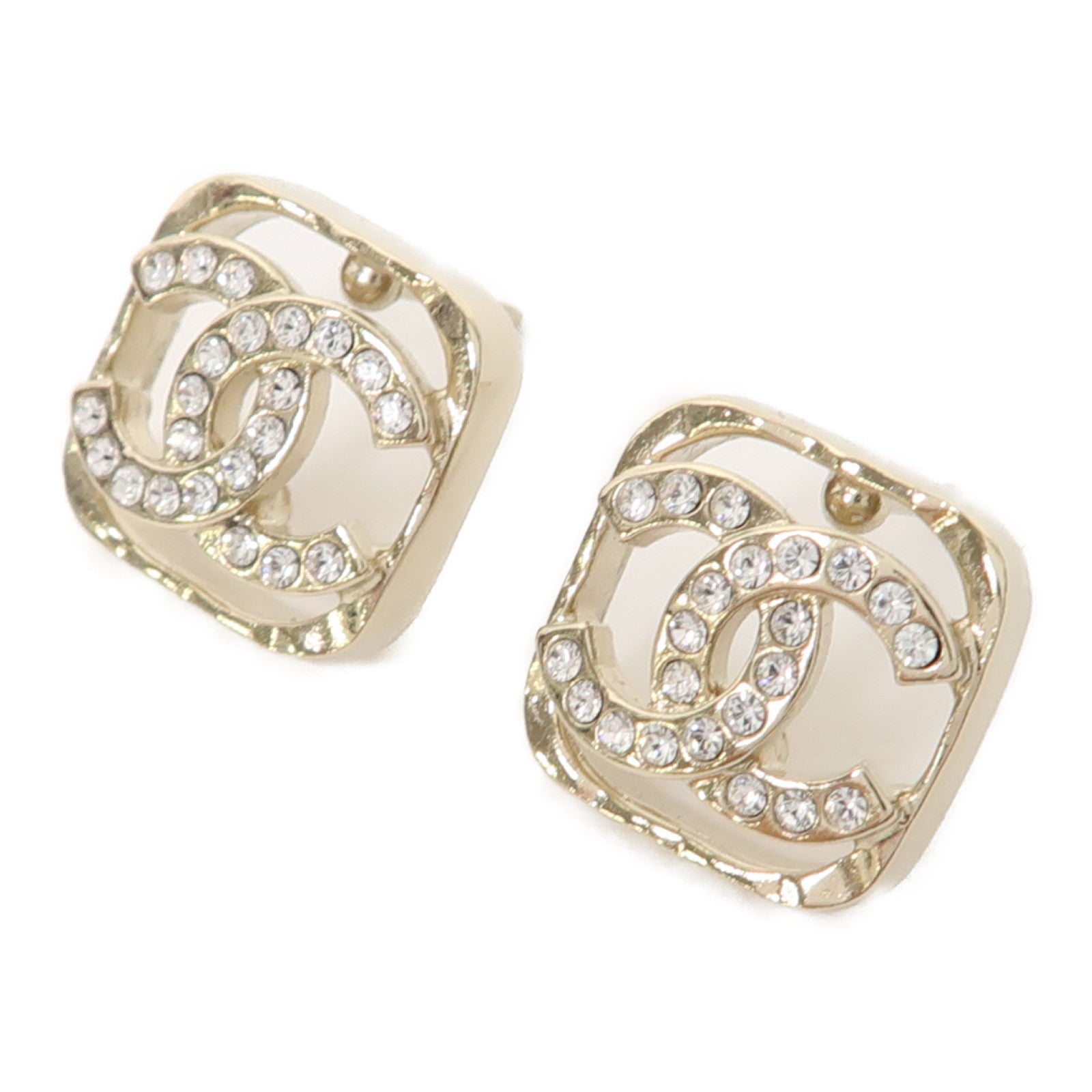 CHANEL 金屬Earrings耳環金色