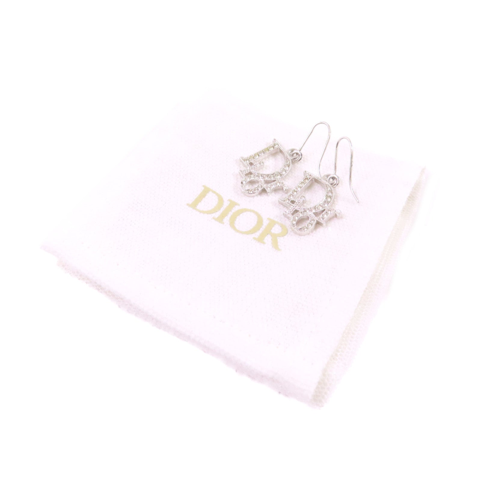 Dior 金屬/水鑽CD Earrings耳環