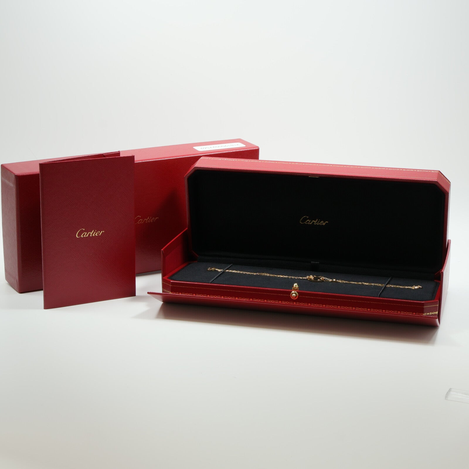 CARTIER 18K黃金Love Bracelet鑽石手鏈