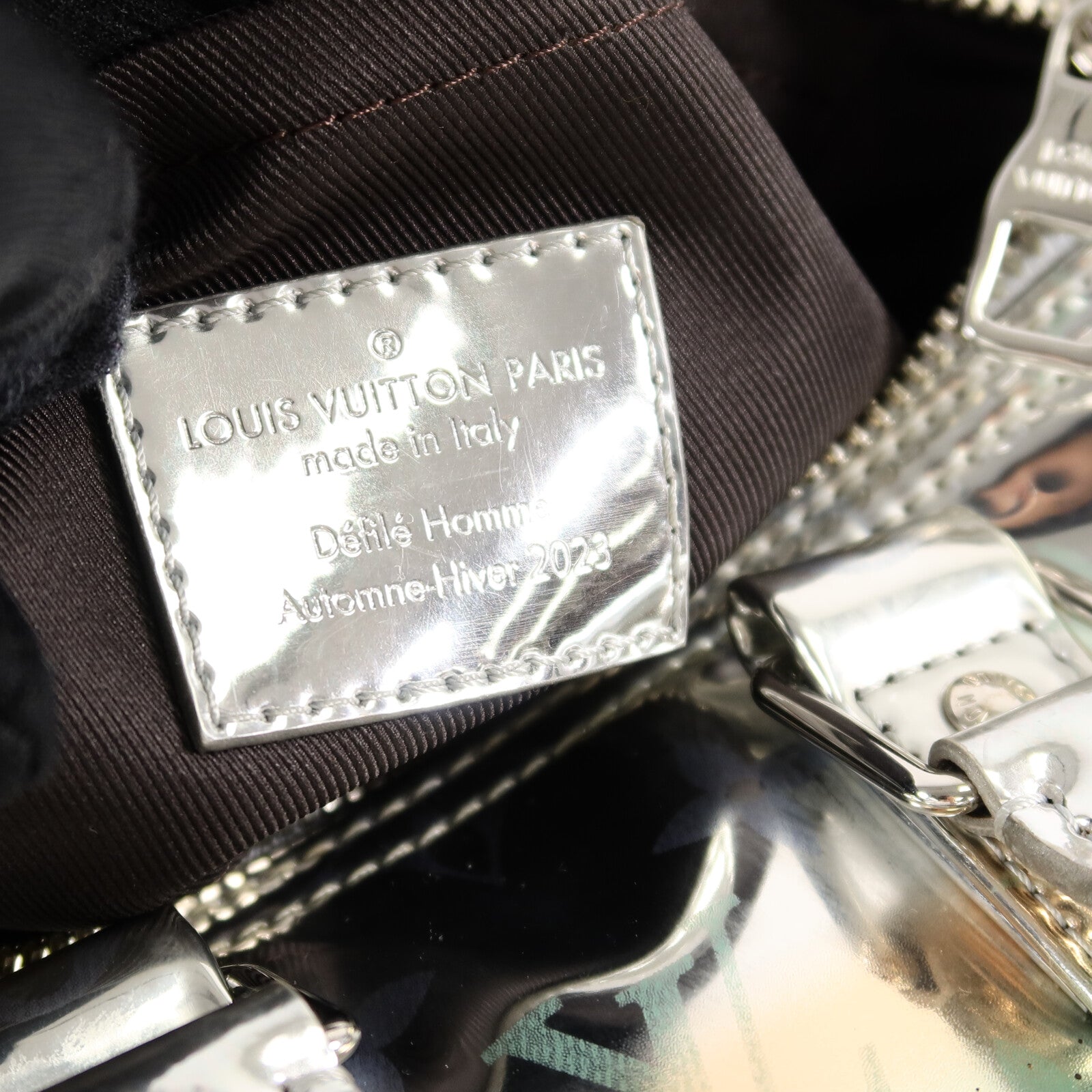 LOUIS VUITTON Monogram Metallic Nebula Keepall Bandouliere 25 手挽肩背兩用袋
