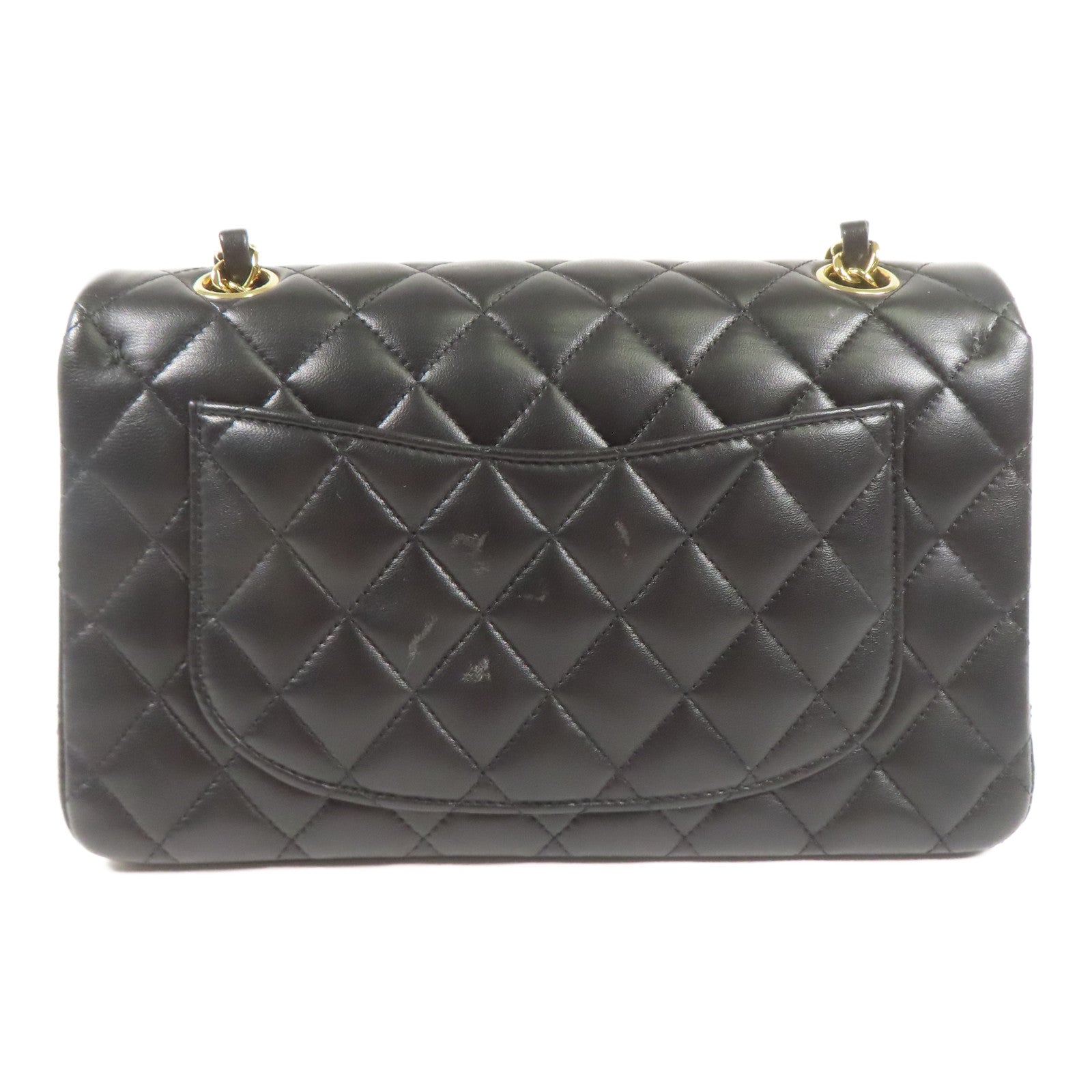 CHANEL 羊皮皮革Classic 23金扣鏈帶肩背袋