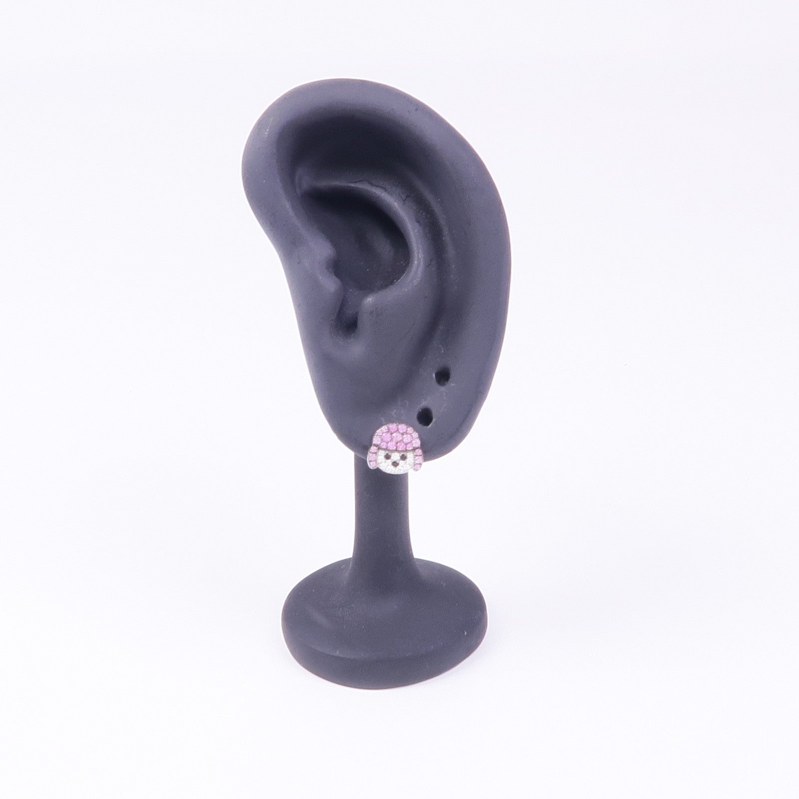 JEWELRY 18K白金Earring藍寶石/鑽石耳環