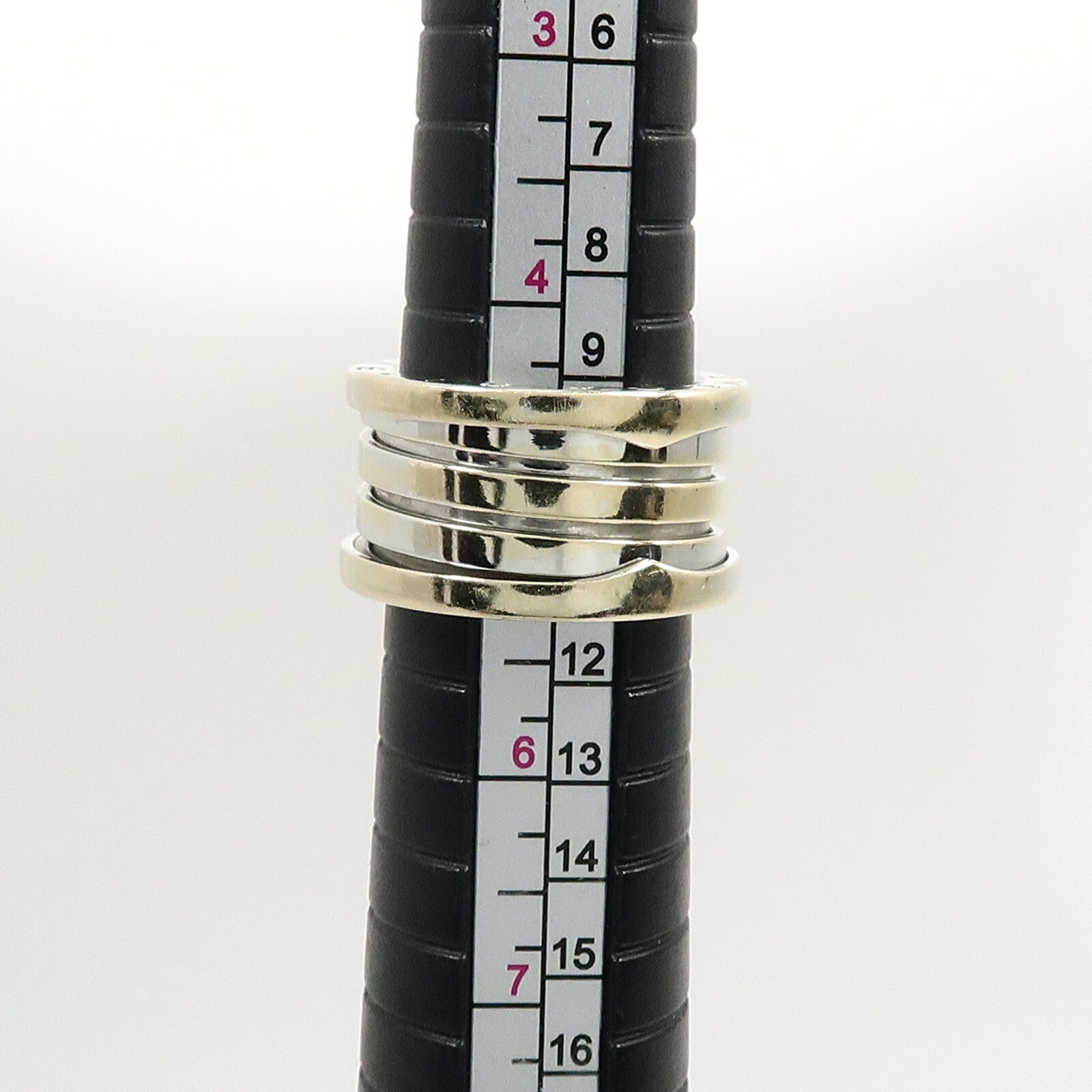 BVLGARI 18K白金B-zero1 4戒指