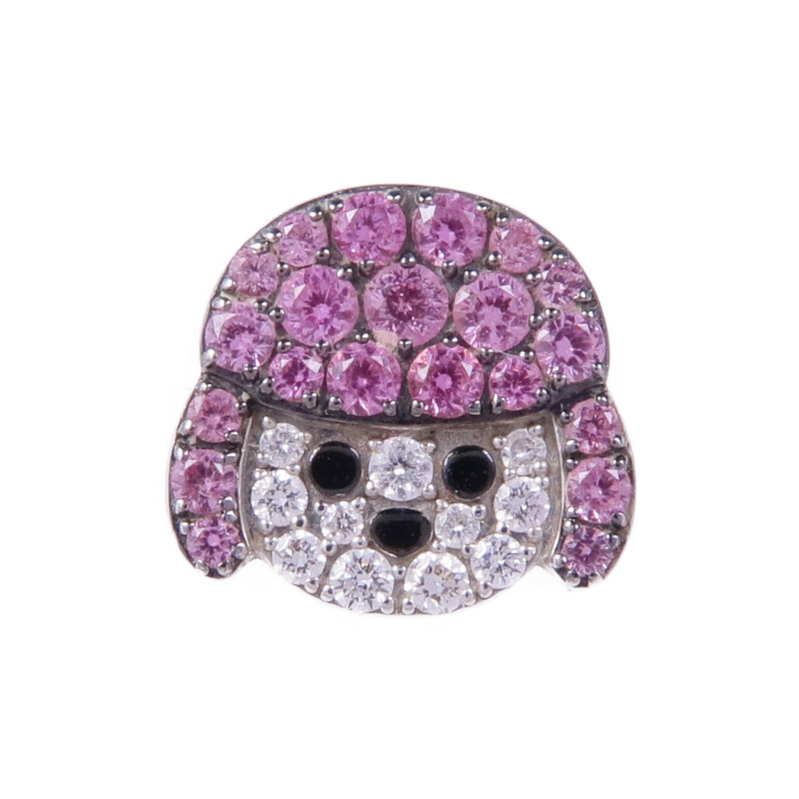 JEWELRY 18K白金Earring藍寶石/鑽石耳環