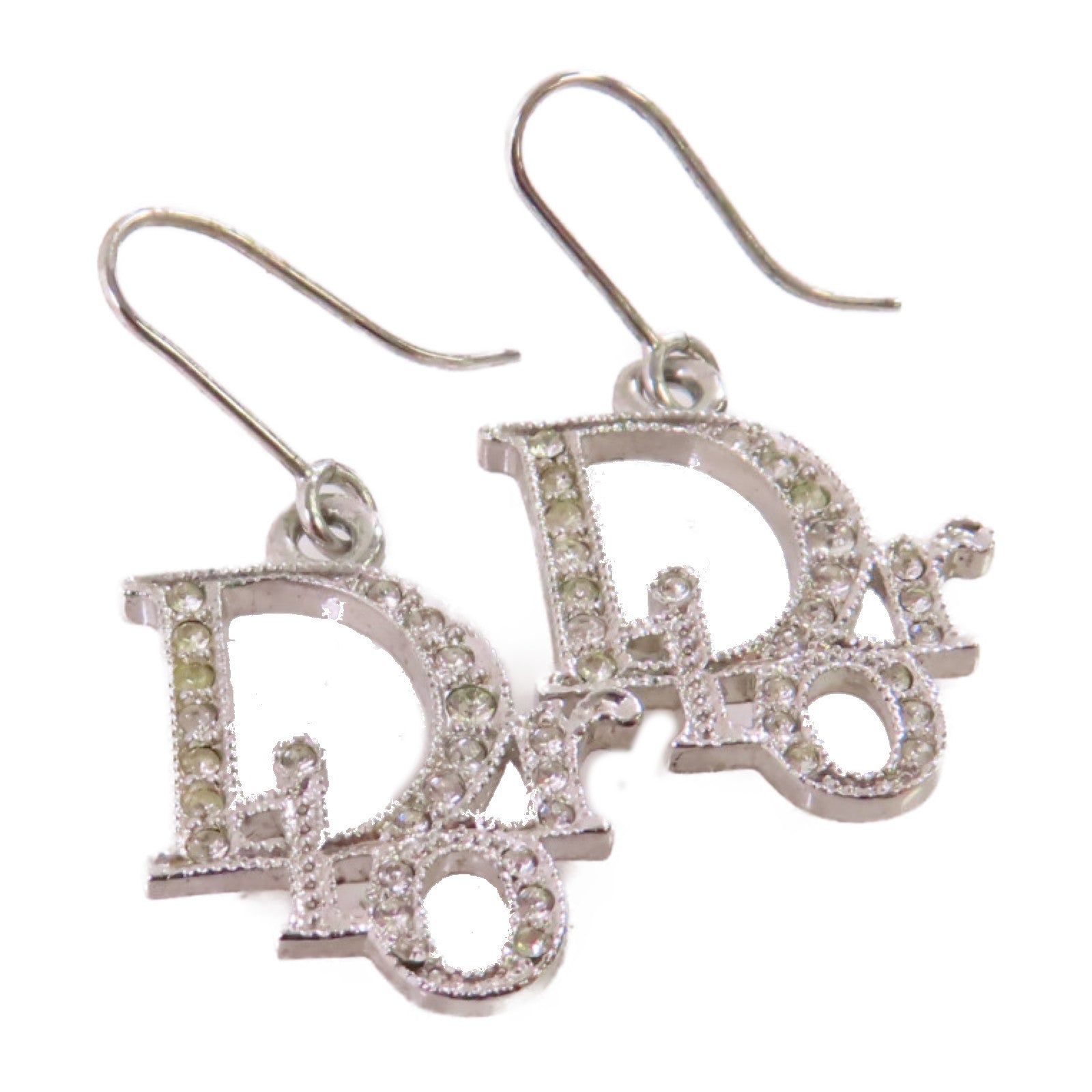 Dior 金屬/水鑽CD Earrings耳環