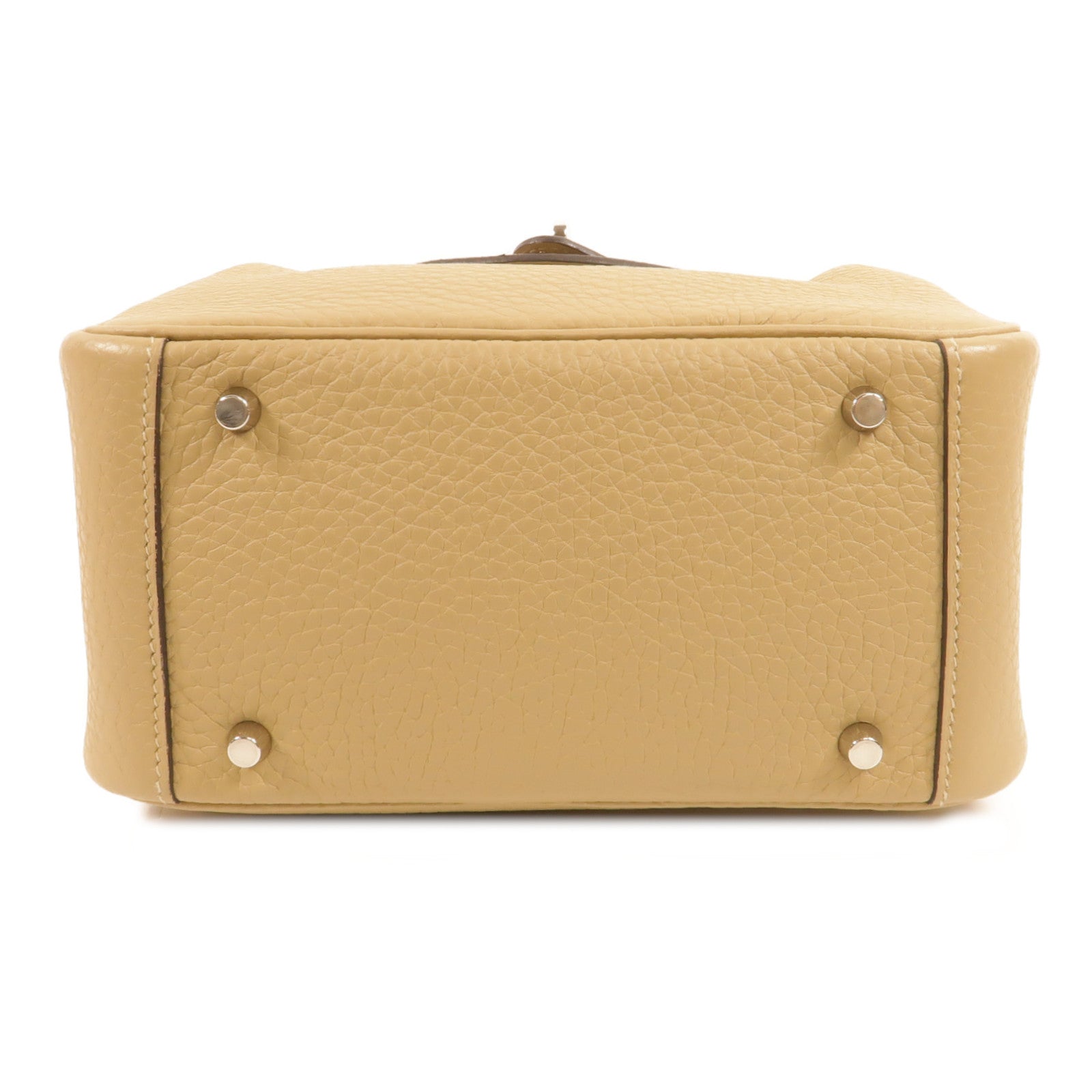 HERMES Clemence皮革Mini Lindy手挽肩背兩用袋Trench
