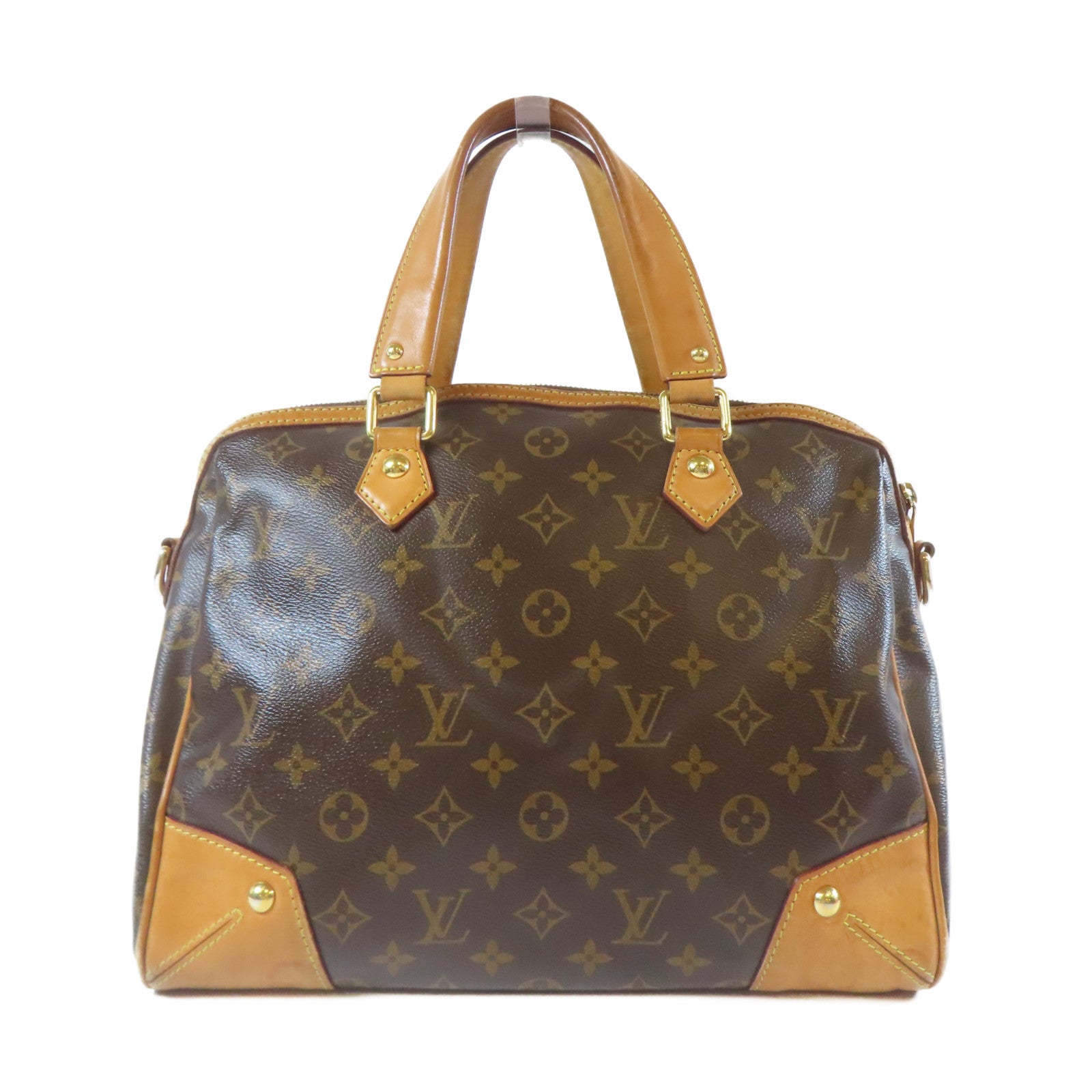 LOUIS VUITTON 【激減優惠】Monogram Retiro PM金扣手挽肩背兩用袋啡色
