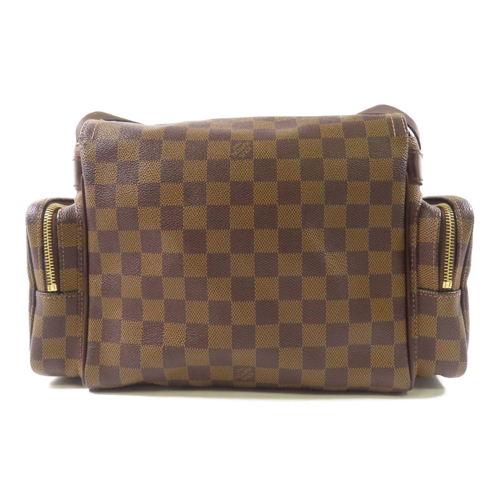 LOUIS VUITTON Damier Reporter Melville金扣肩背袋