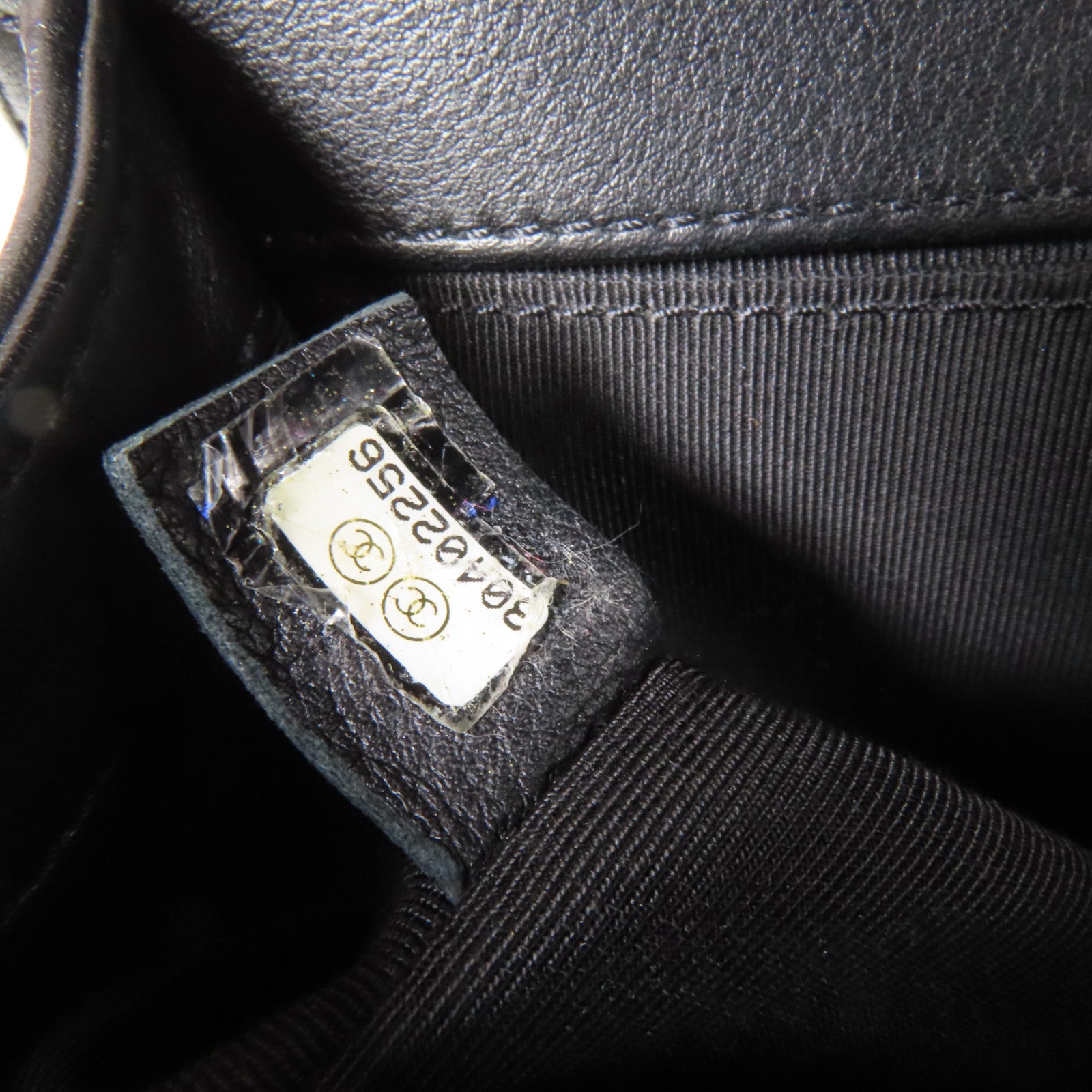 CHANEL 羊皮皮革Boy 25 2Way Shoulder Bag金扣鏈帶手挽肩背兩用袋