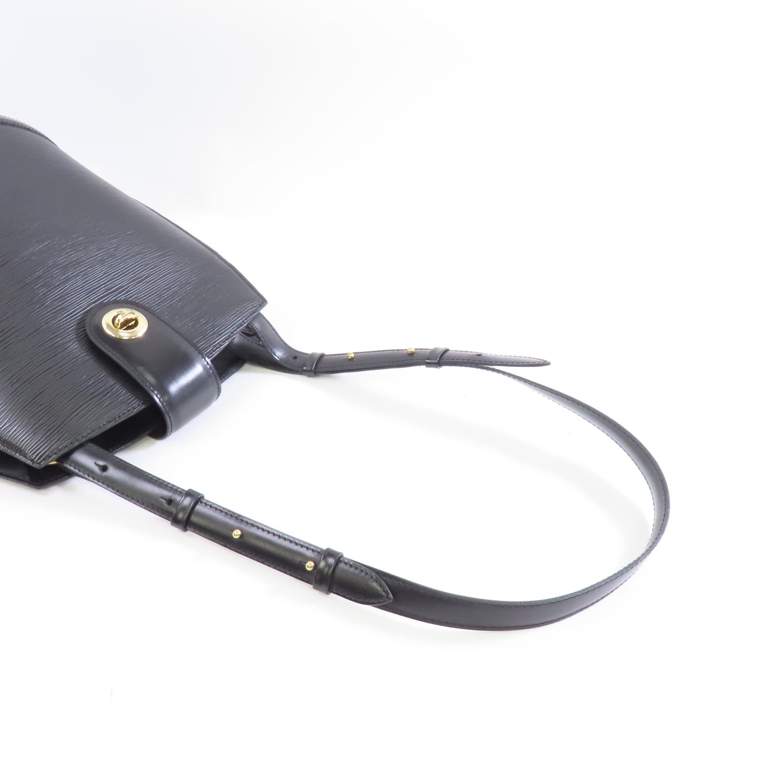 LOUIS VUITTON Epi Cluny Shoulder Bag金扣肩背袋黑色